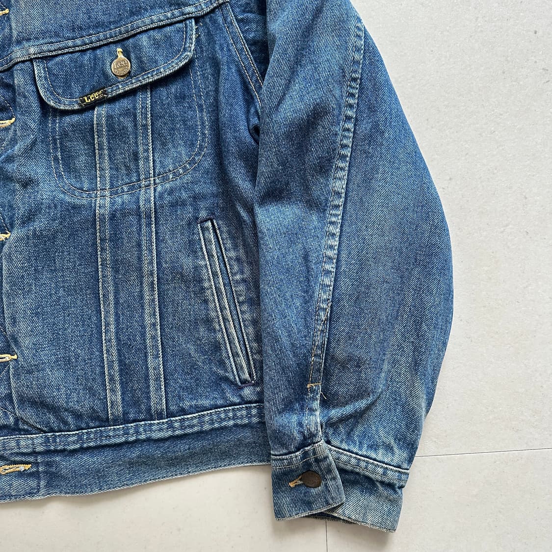 70s 리 스톰라이더 MADE IN USA 데님 자켓 42R 상품이미지3