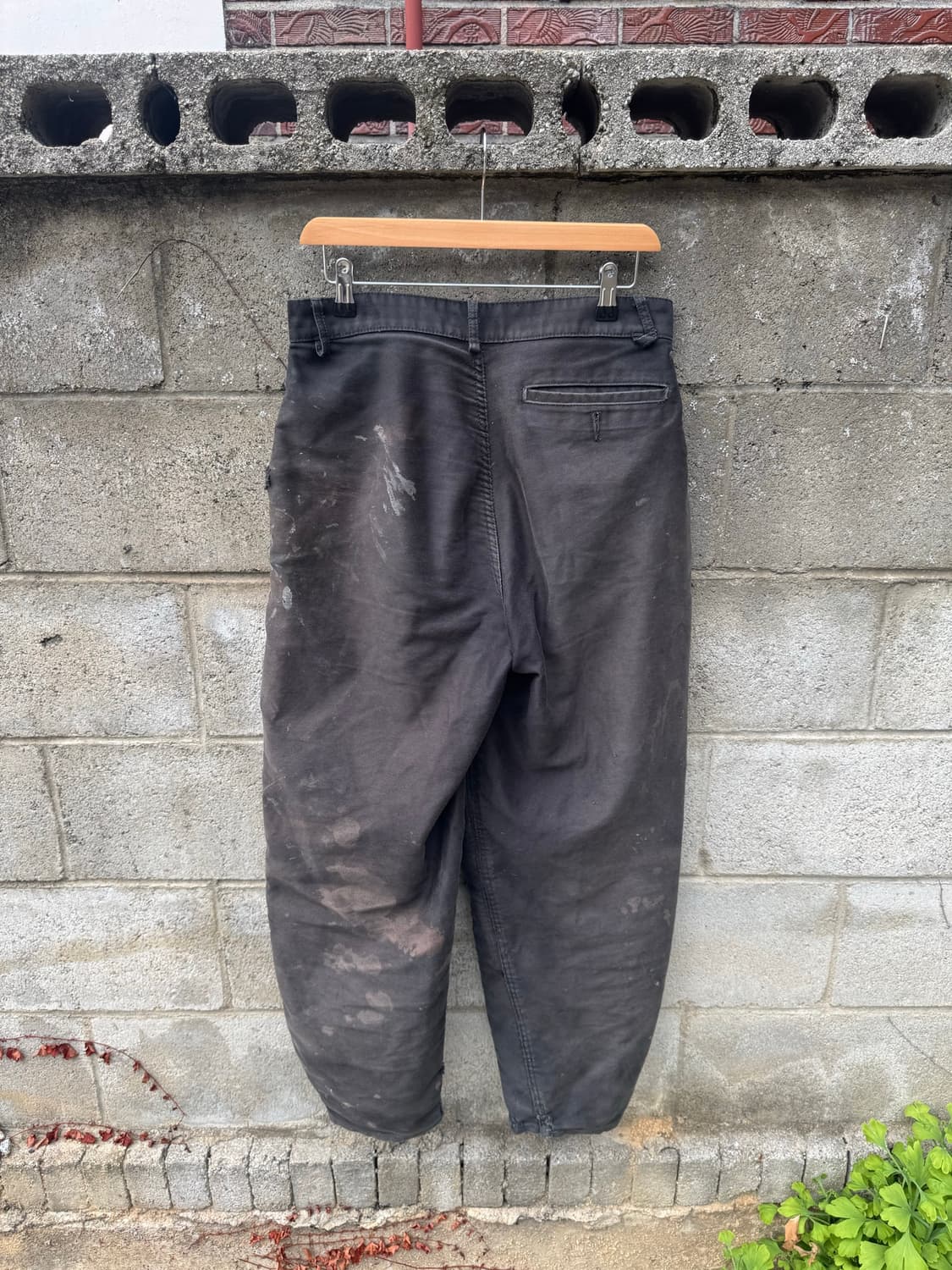 Old euro lafont 빈티지 몰스킨 워크 팬츠 30 프렌치워크 상품이미지3