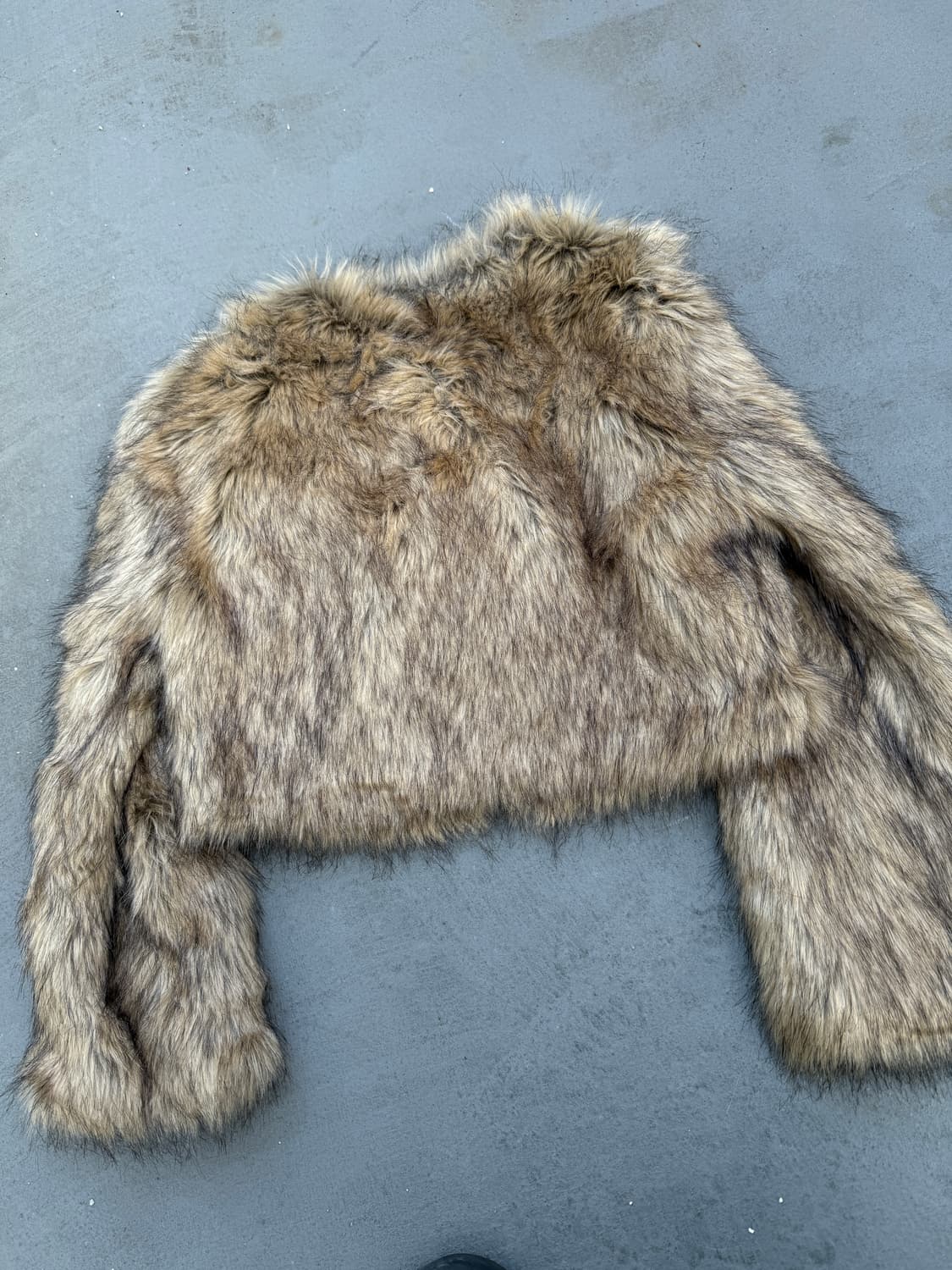 빈티지 퍼 크롭 자켓 상품이미지5