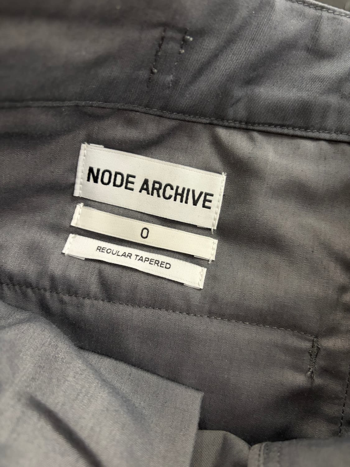 Node Archive regular tapered pants 0 상품이미지7