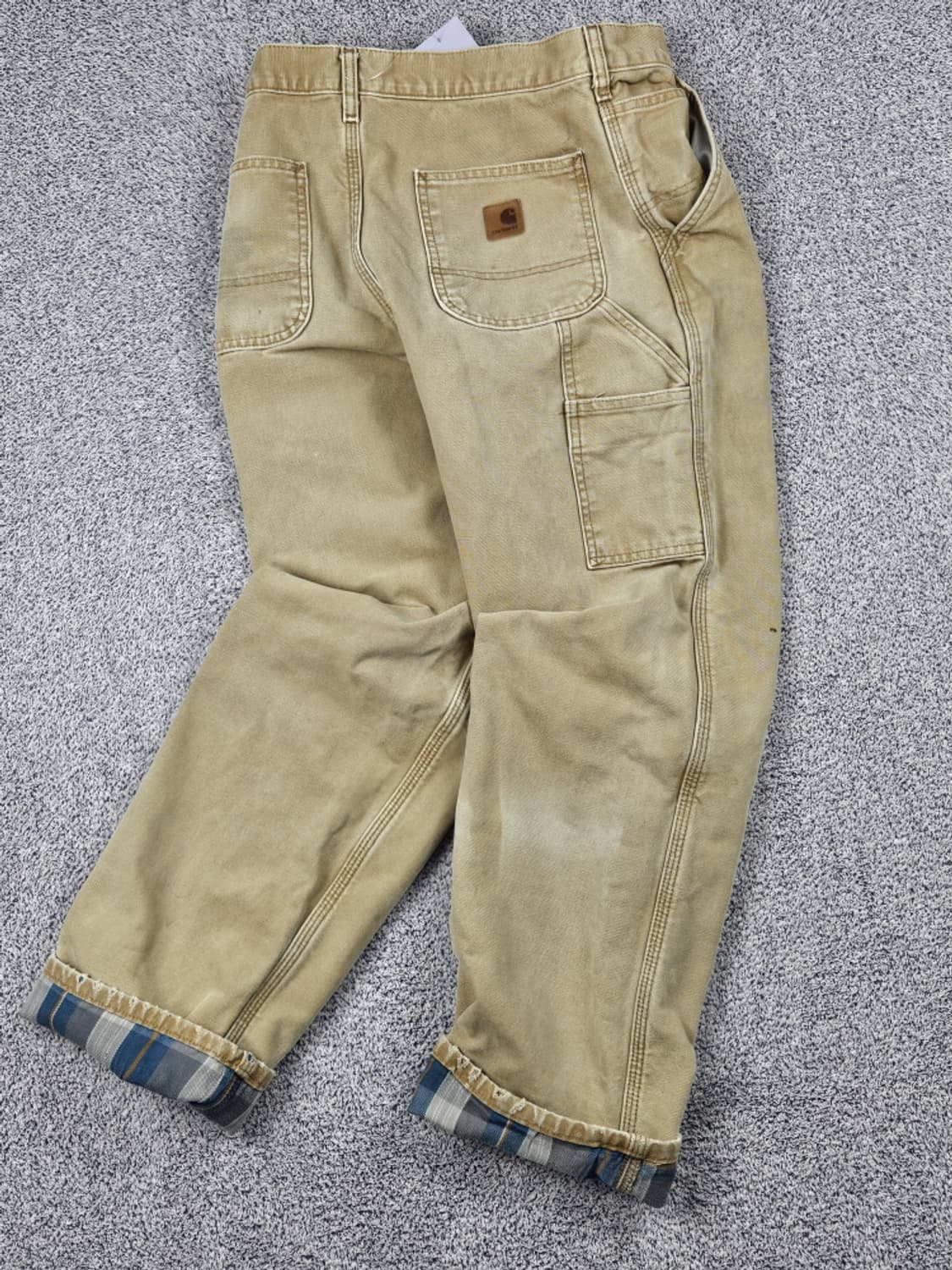 칼하트 헤비 플란넬 카펜터 캔버스 워크 팬츠 (30X30) / 10309 상품이미지4