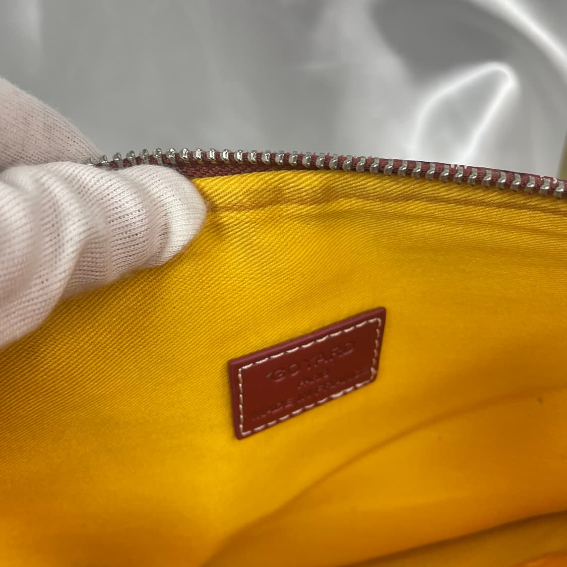 고야드 클러치 레드 S급 단품 상품이미지9