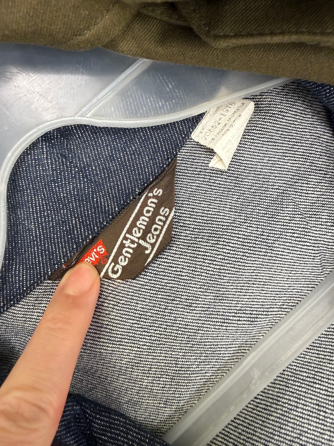 70s Levis gentleman 데님셔츠 상품이미지6