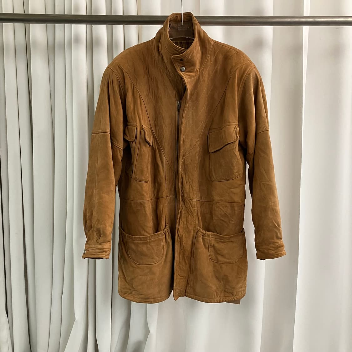 MACALISTERS 브라운 스웨이드 자켓  상품이미지1