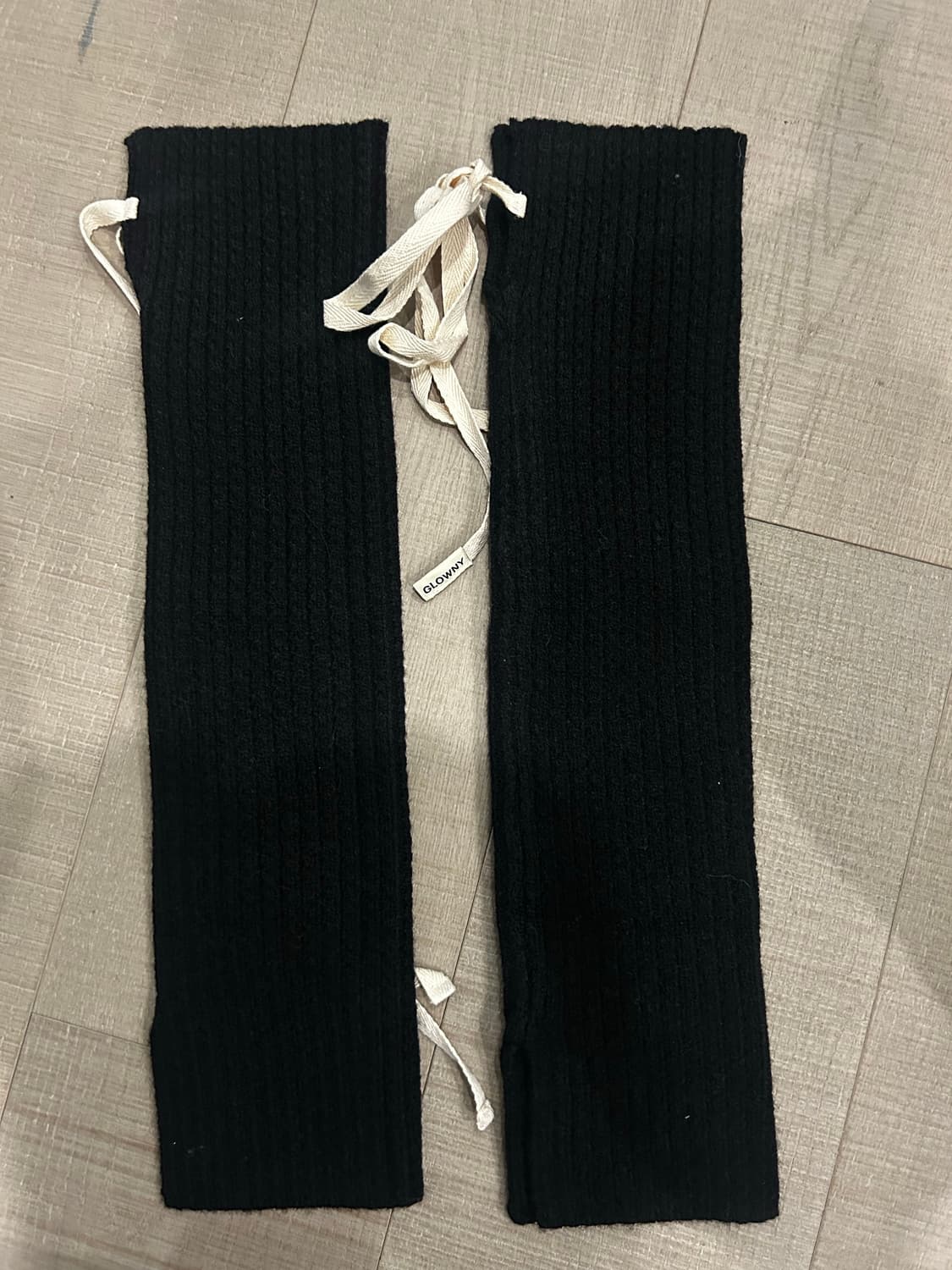 글로니 아이사 레그워머 블랙 상품이미지1