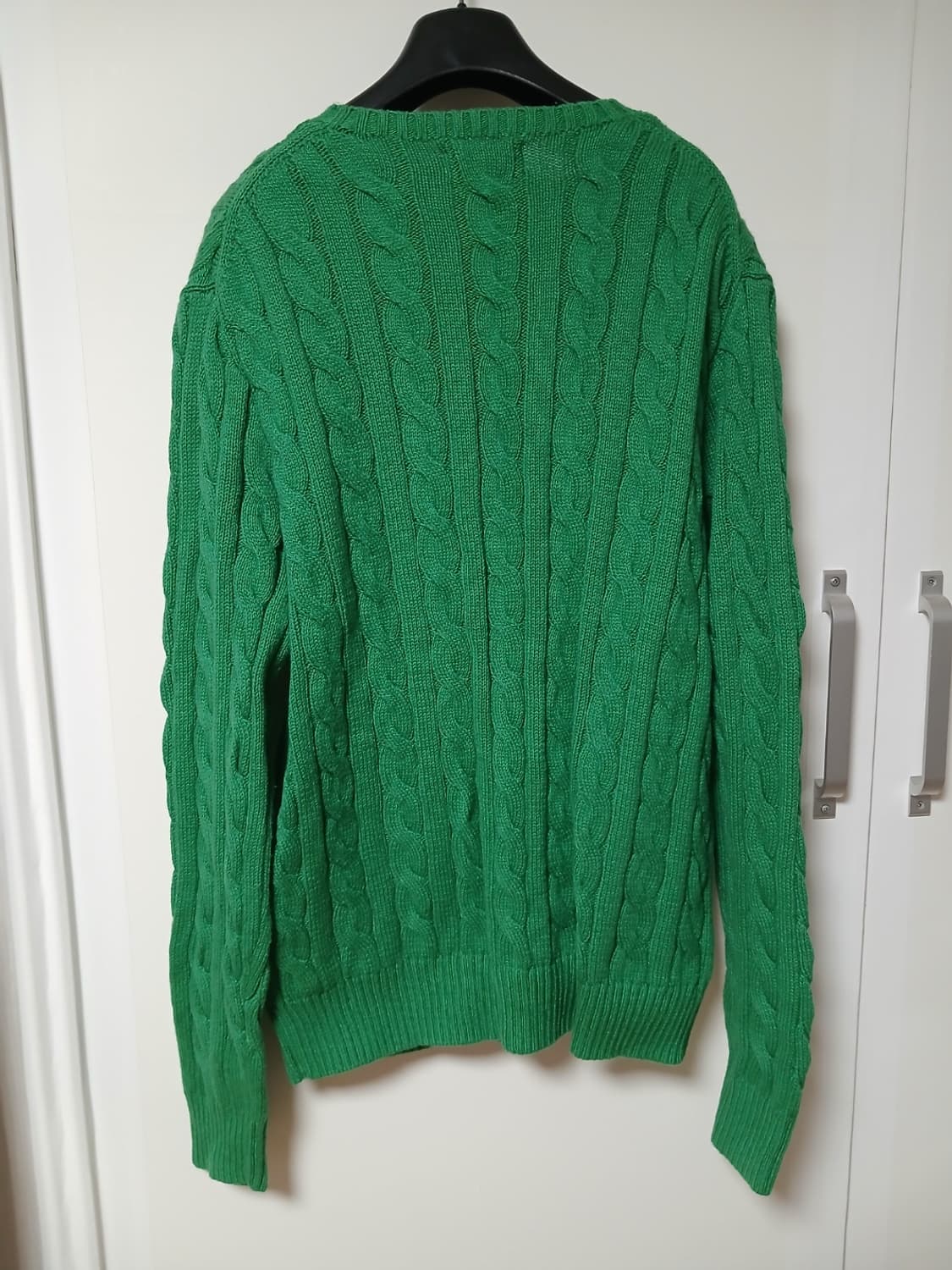 폴로 랄프로렌 케이블 스웨터 그린 m 상품이미지3