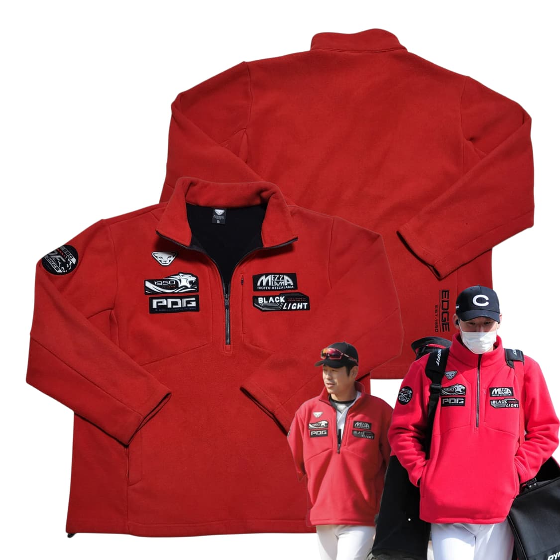 (XL) SSG 랜더스 다이나핏 선수지급 반집업 플리스자켓 상품이미지1