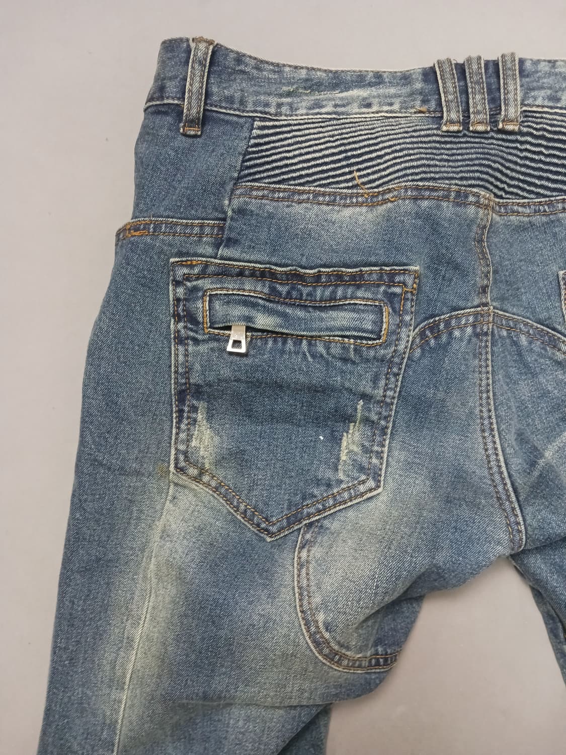 [32] 발망 지퍼디자인 바이커진 청바지 상품이미지8