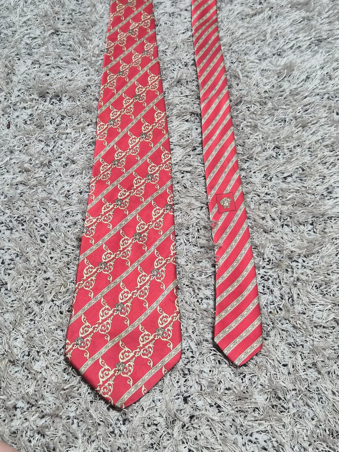 베르사체Versace 메두사 패턴 넥타이 Free - N49 상품이미지5