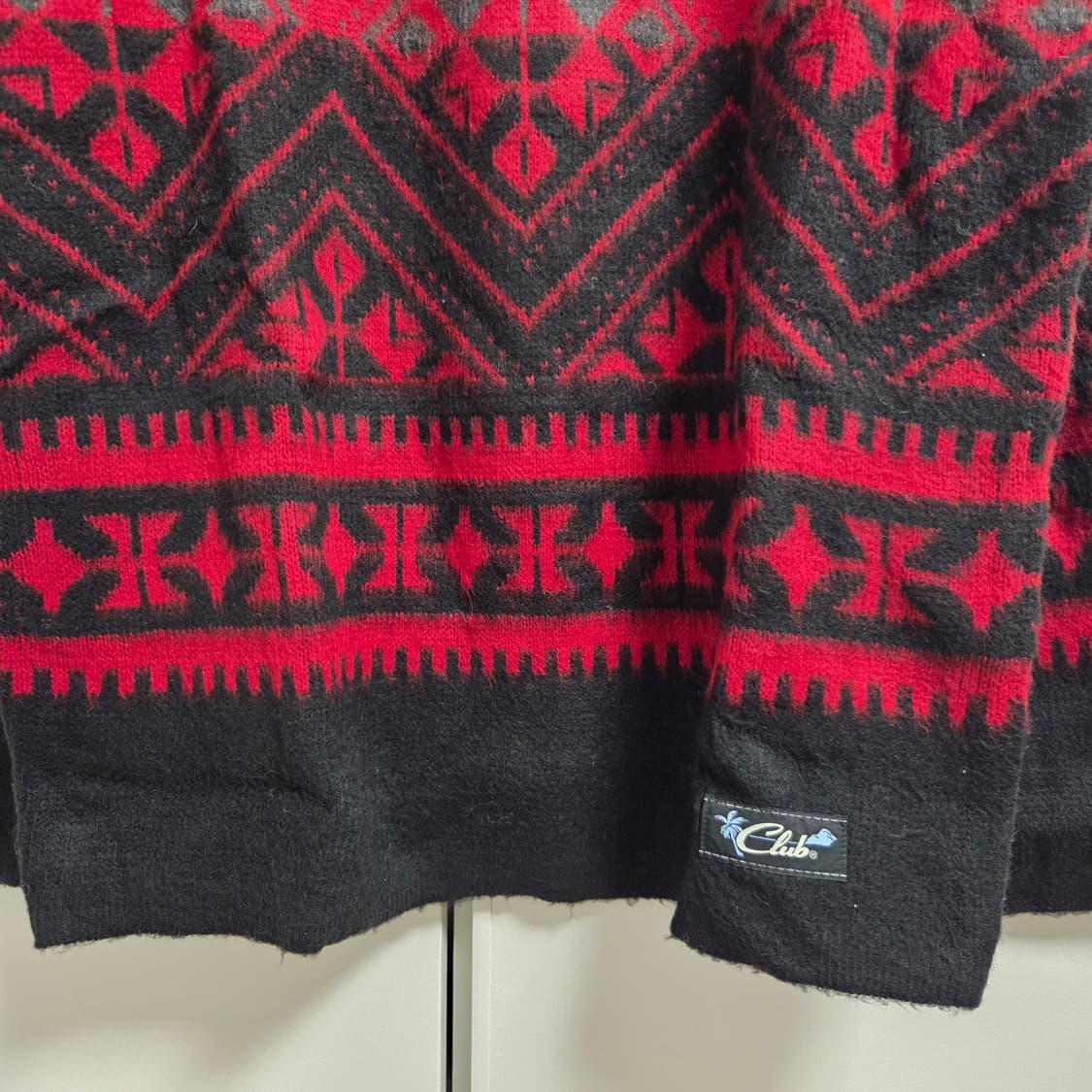 Club 나바호패턴 울혼방 니트 스웨터 L(100) 상품이미지4