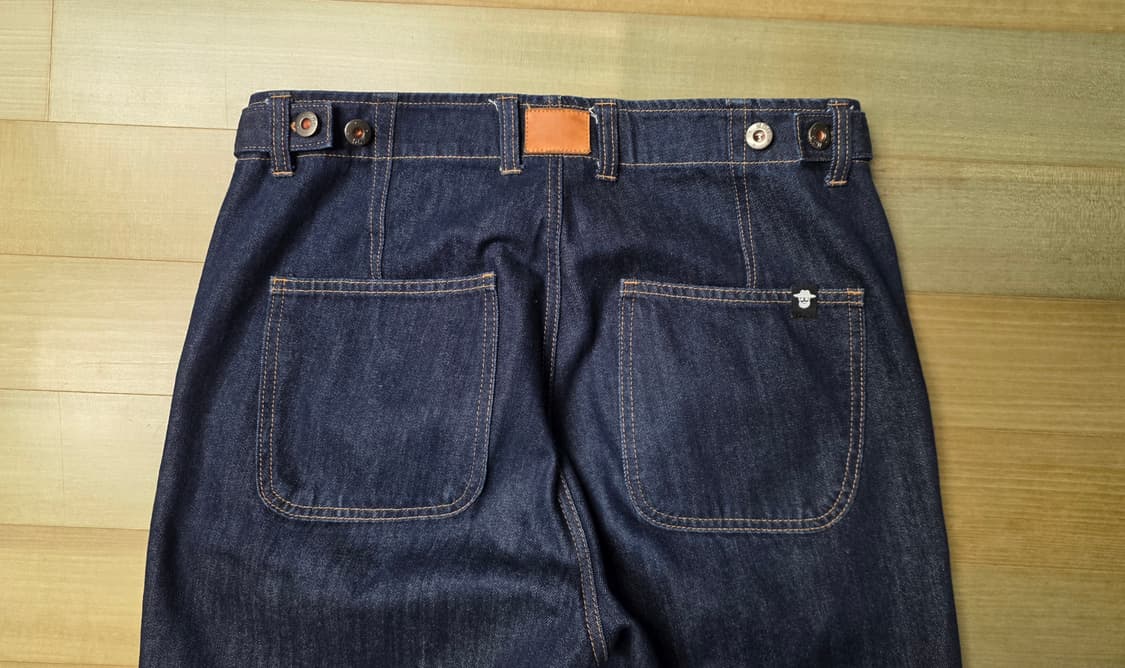 [신품급] 맥우드건 원턱 와이드핏 데님 상품이미지3