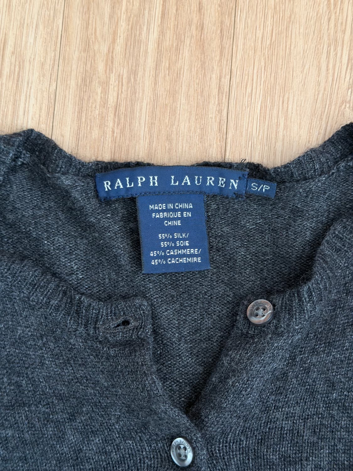 랄프로렌 실크캐시미어 가디건 상품이미지2