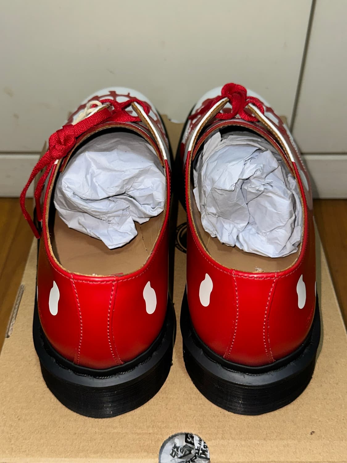 닥터마틴 슈프림 1461 3-Eye 로퍼 레드 상품이미지5