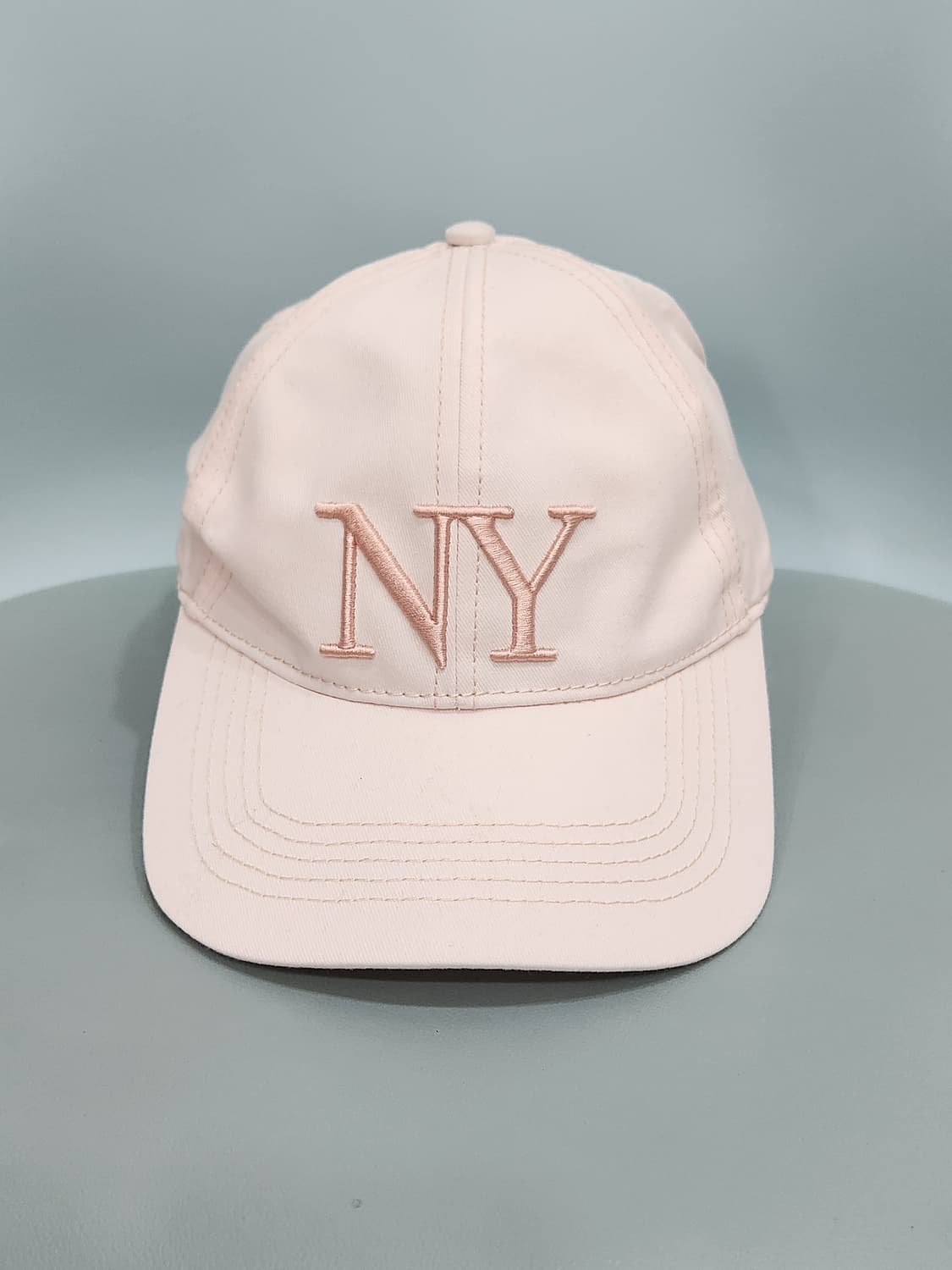 H&M NY 뉴욕 연핑크 볼캡 모자 상품이미지2