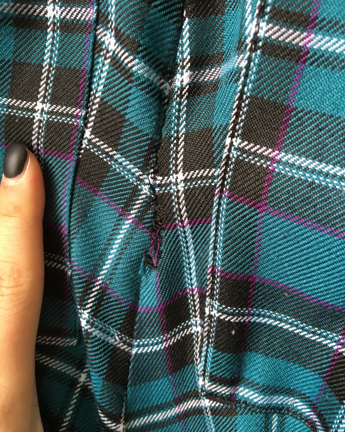 Check pattern sarouel patns 상품이미지8