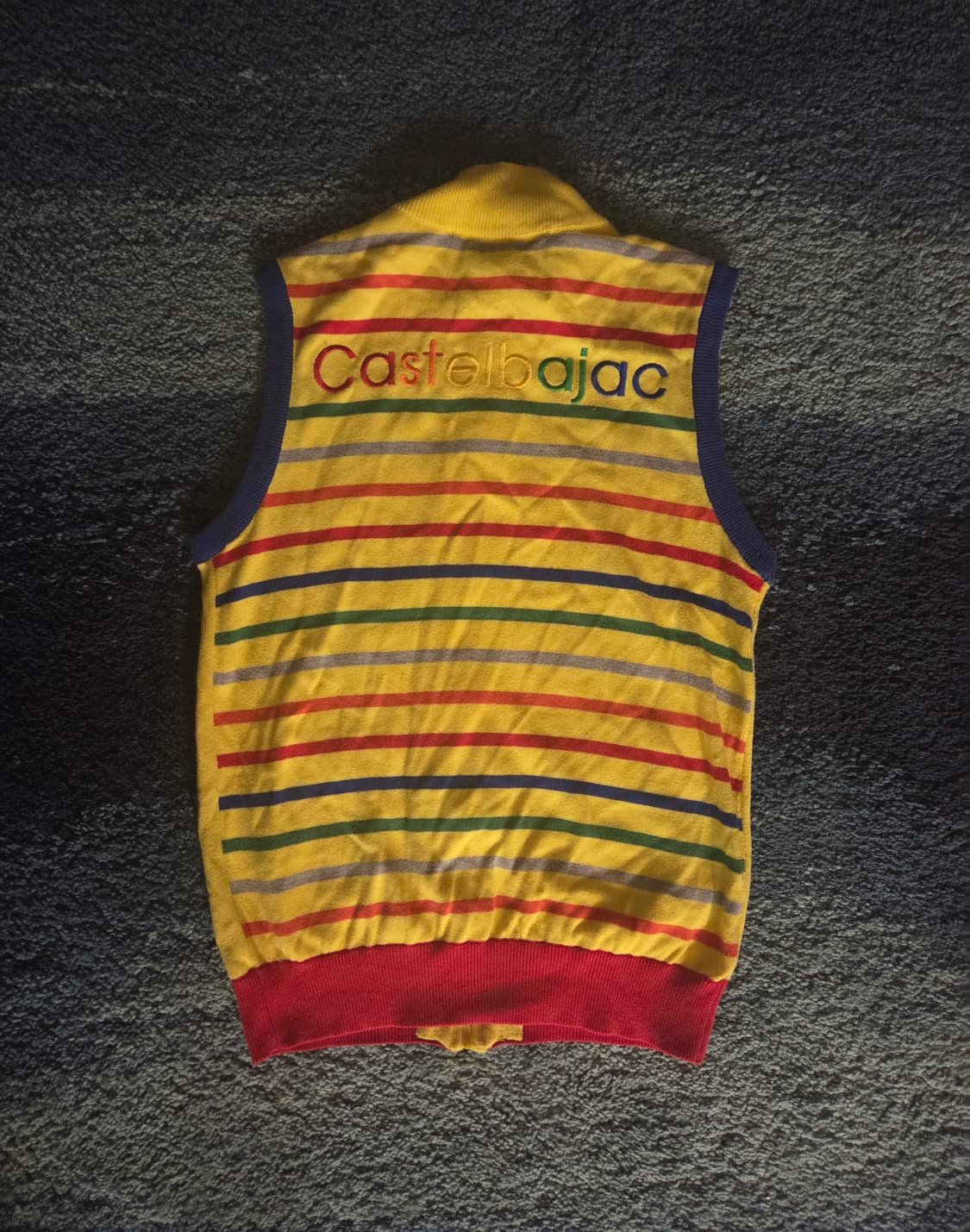 (얼룩)Castel bajac sports 조끼 vest 비비드칼라 오염 상품이미지4