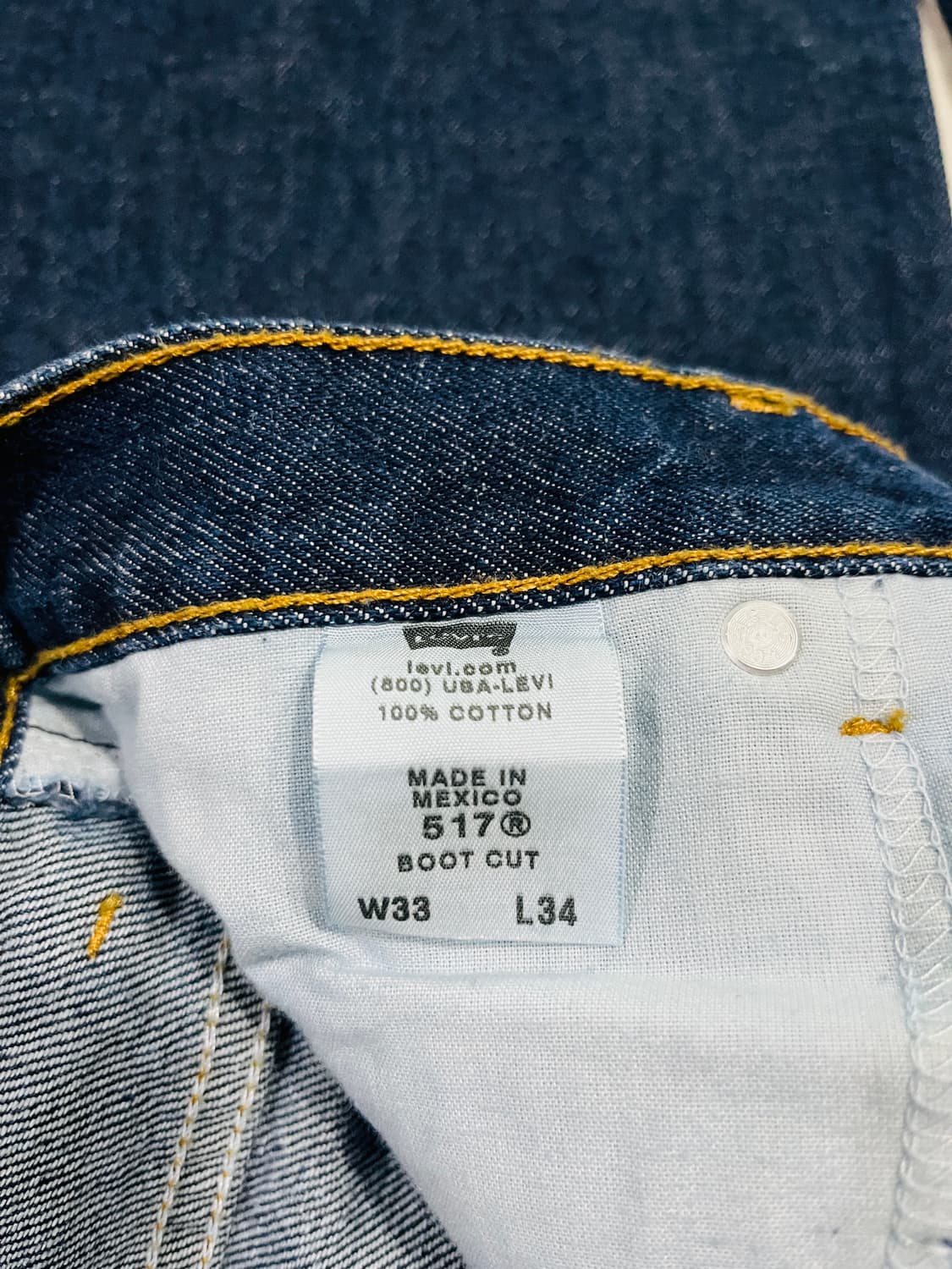 [33x34]리바이스 00s 데드스탁 517 멕시코 상품이미지6