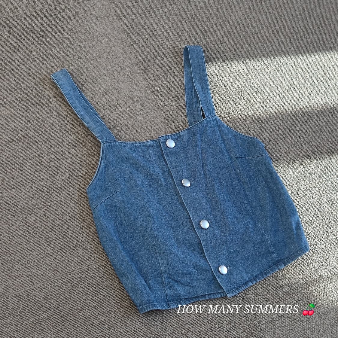 Global Work 데님 슬리브리스  상품이미지6