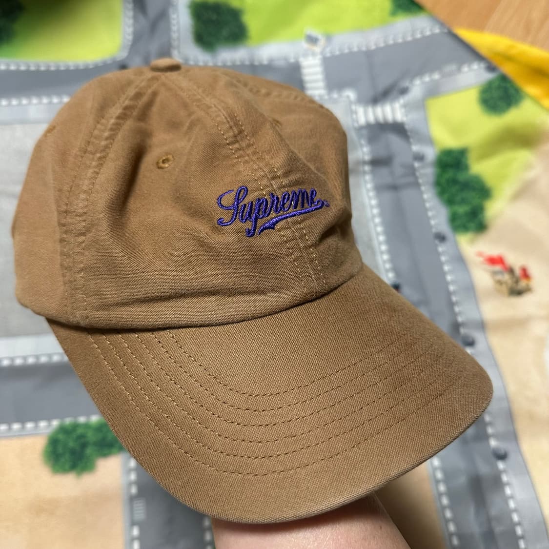 슈프림 라이트웨이트 몰스킨 6-패널 브라운 - 24SS 상품이미지2