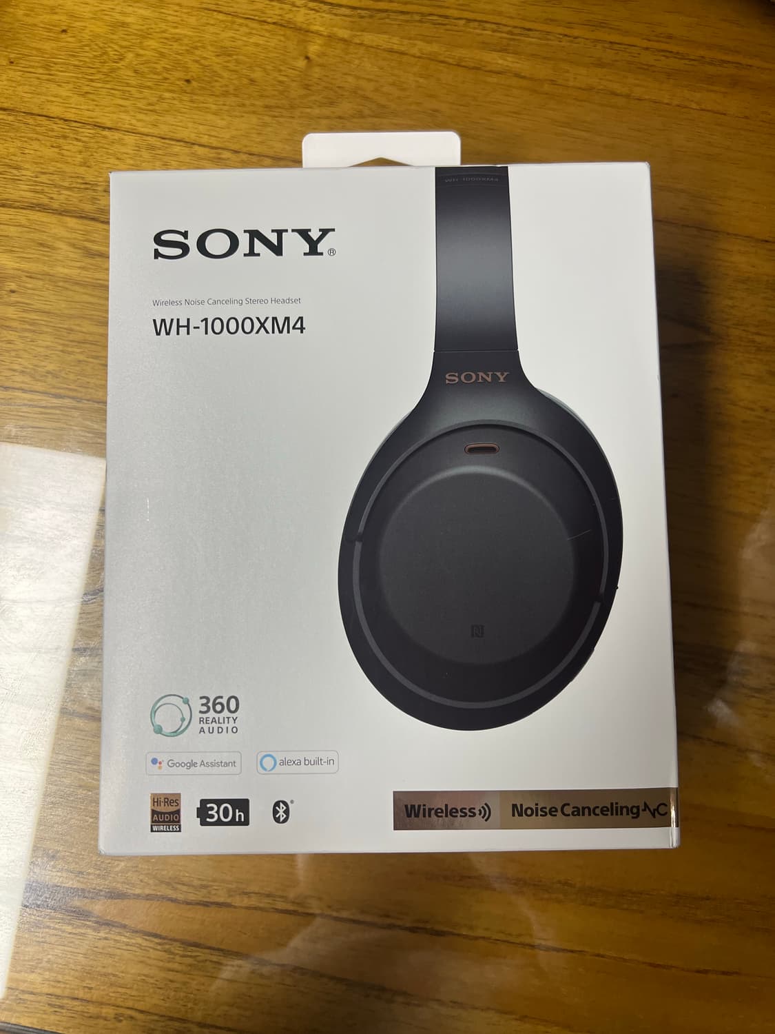 소니 WH-1000XM4 노이즈캔슬링 헤드폰 블랙 상품이미지1