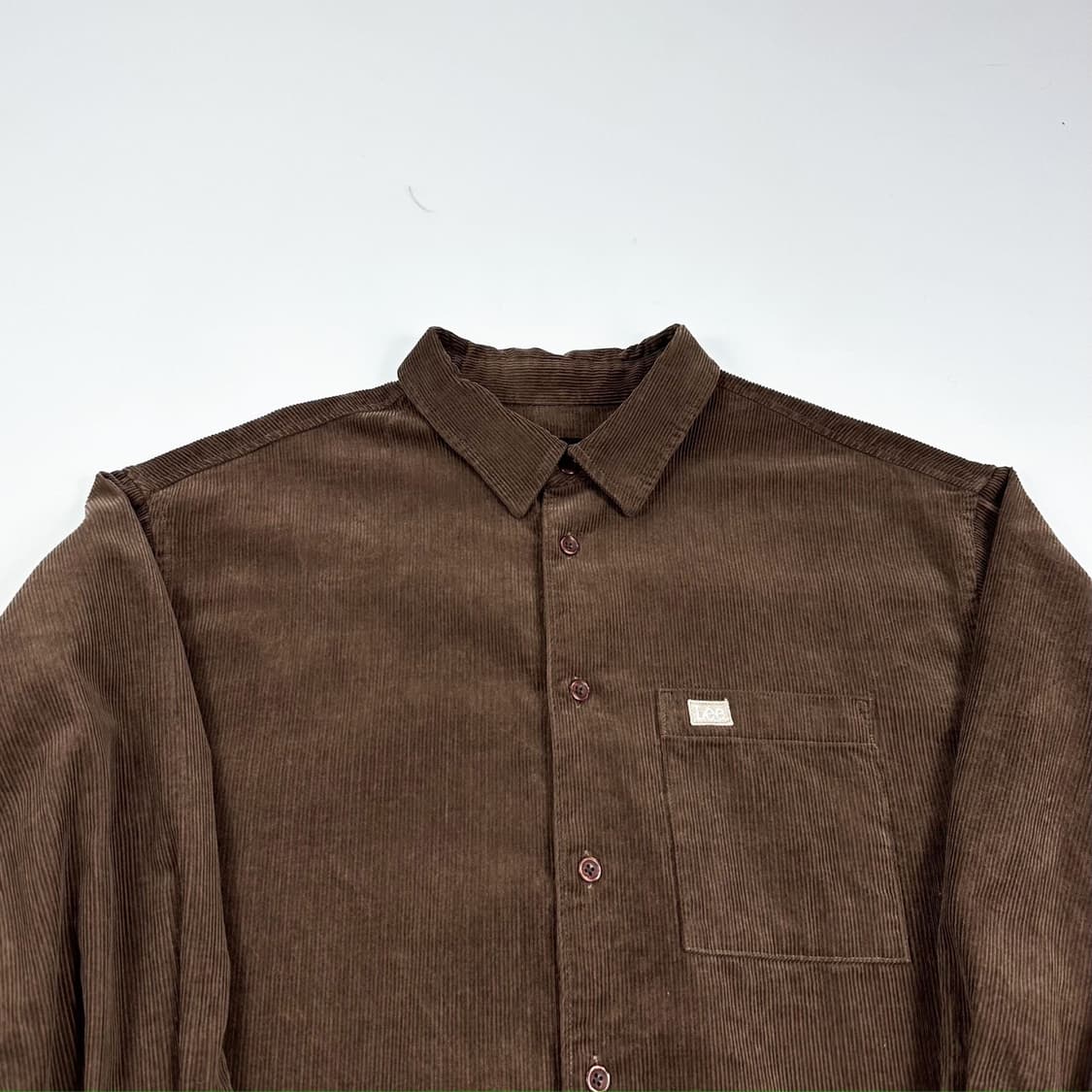 Lee (리) 브라운 코듀로이 박시 셔츠 (L 여성추천) 상품이미지1