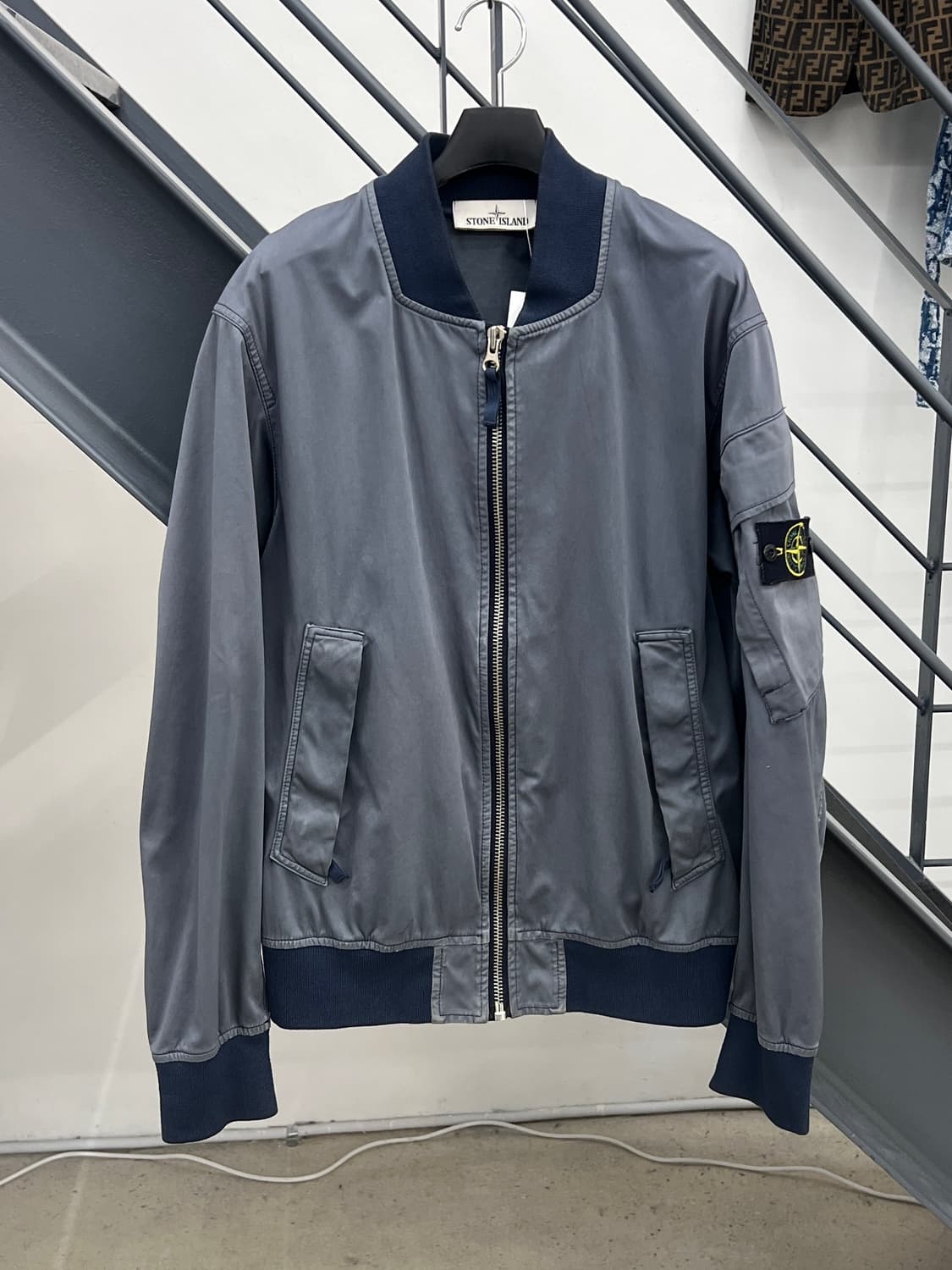 스톤아일랜드 다비드 져지 -TC MA-1 블루종 상품이미지1