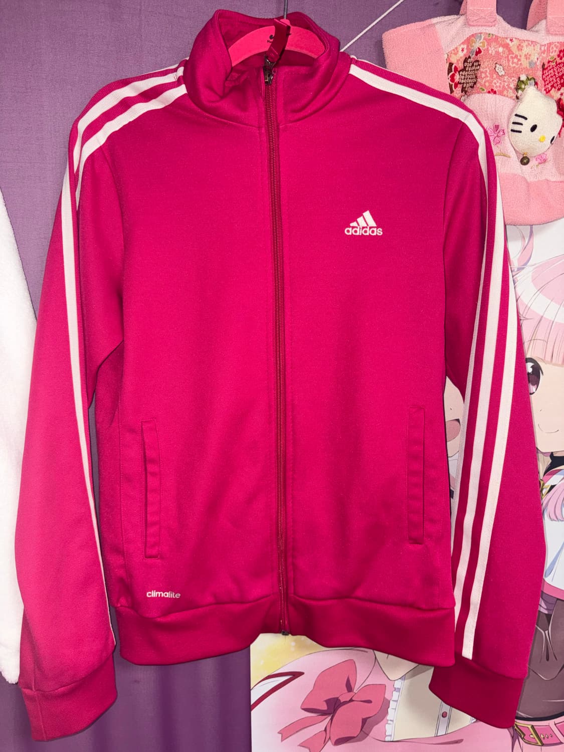 진핑크 아디다스 유로파 져지 딸기핑크 상품이미지1