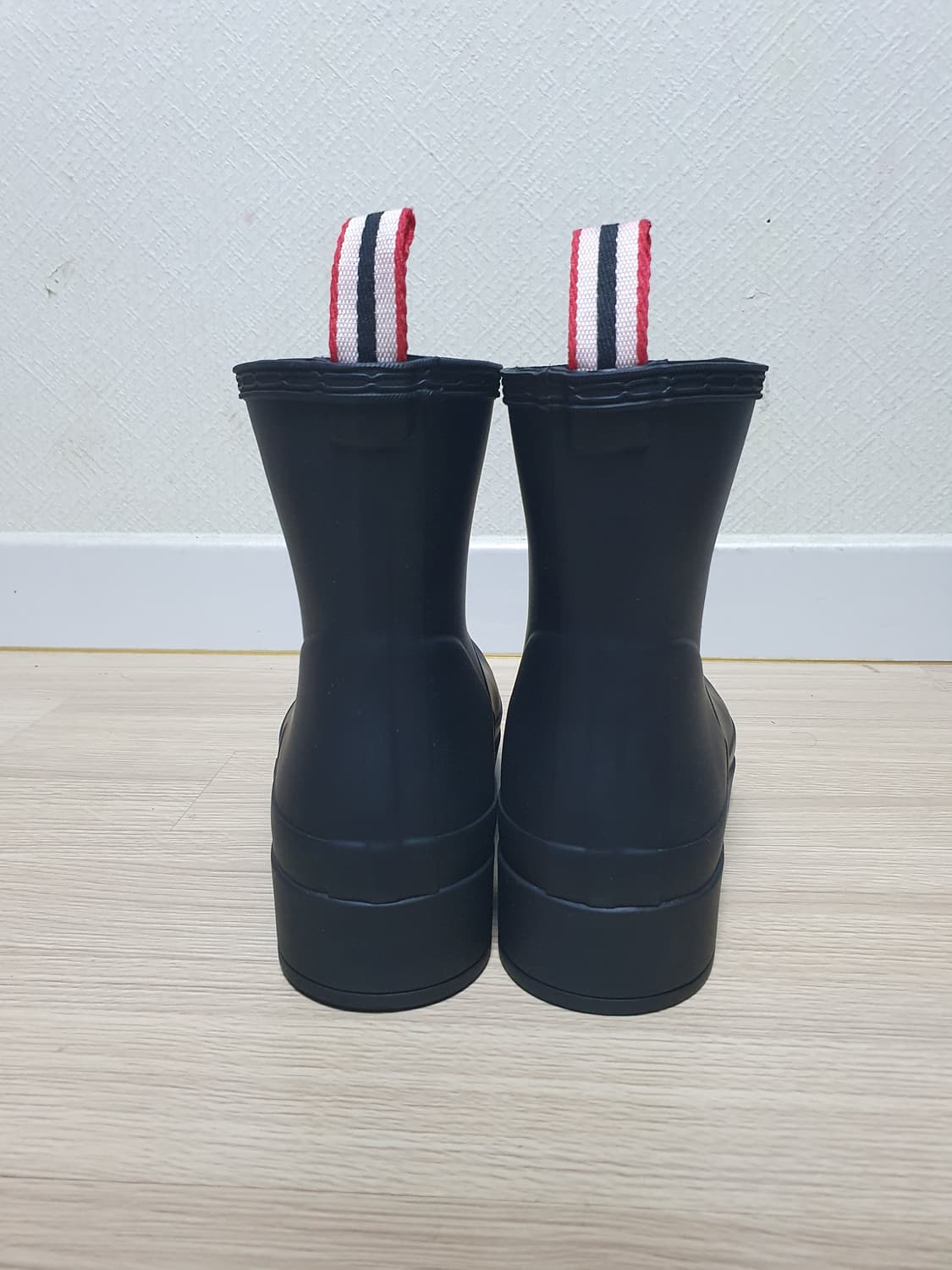 헌터 레인부츠 블랙 숏 부츠 255~60 상품이미지5