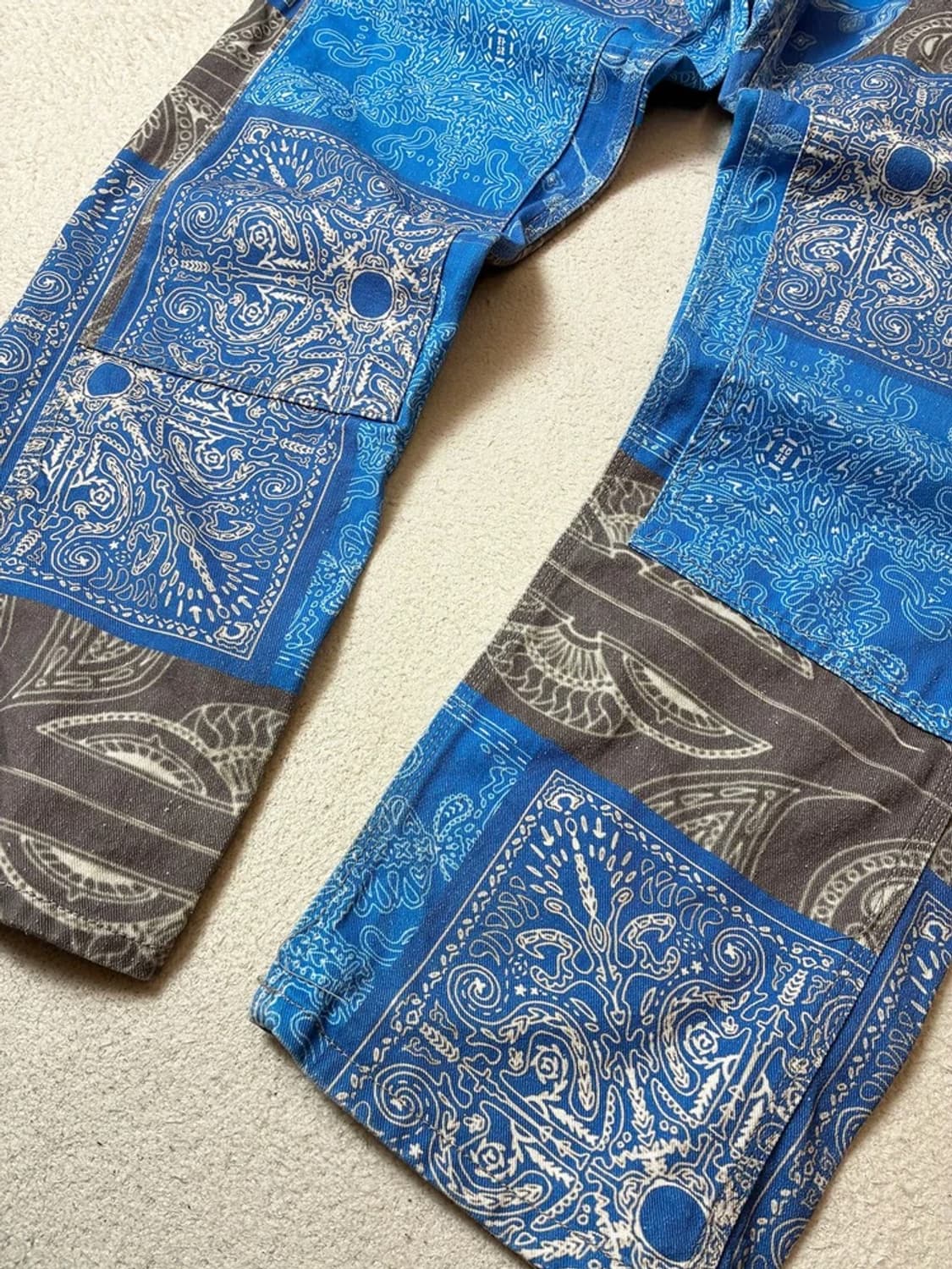 도미넌트 21FW 페이즐리 세미와이드 카펜터 팬츠 PN7916 상품이미지4