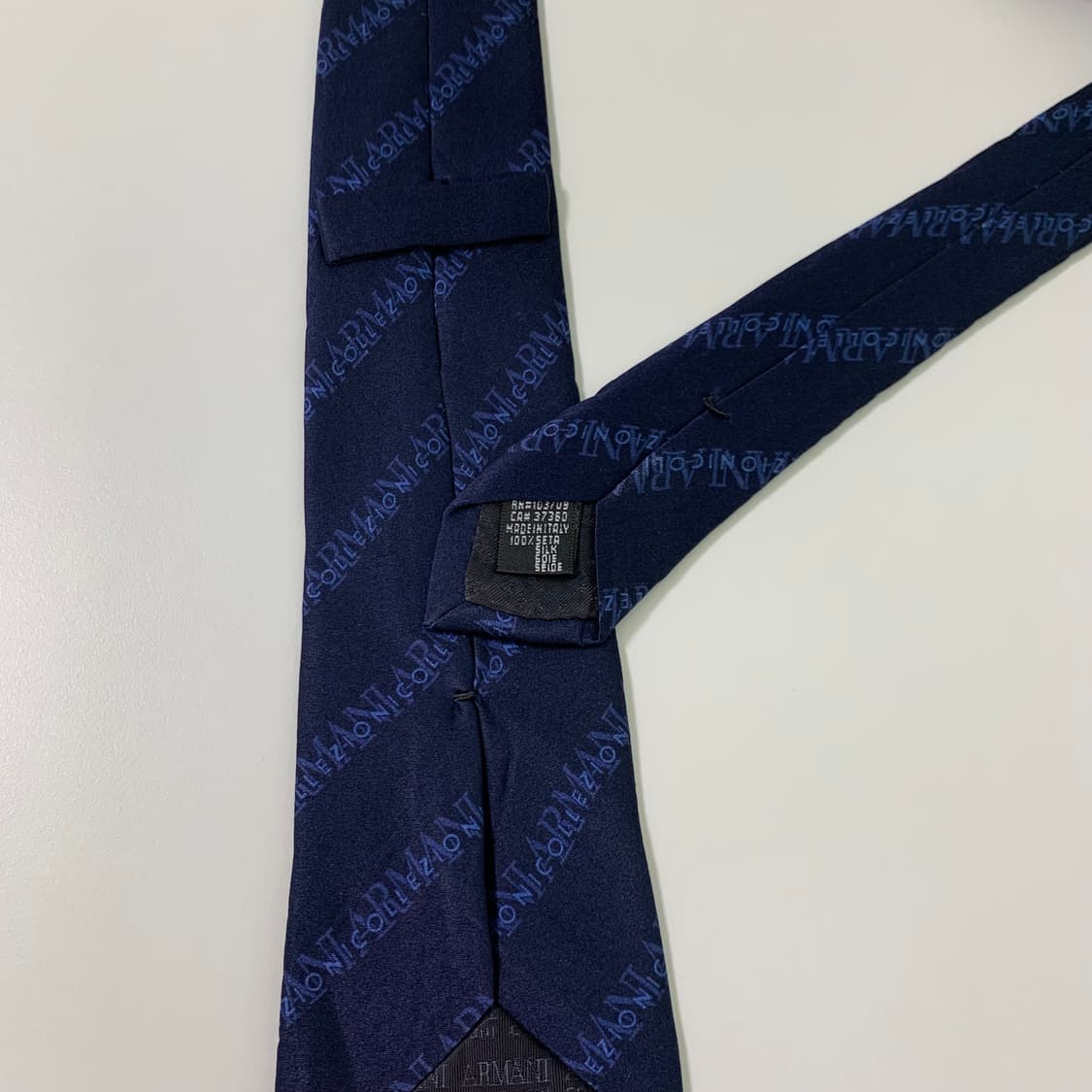 알마니(ARMANI) 모노그램 100실크 이태리 슬림넥타이 7cm 상품이미지6