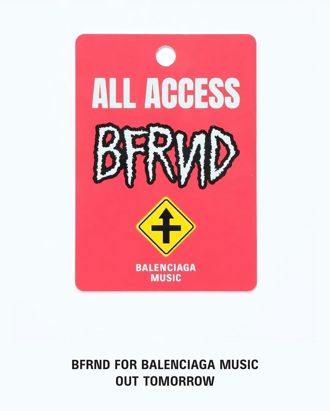 발렌시아가 bfrnd 뮤직 리미티드 티셔츠 상품이미지10