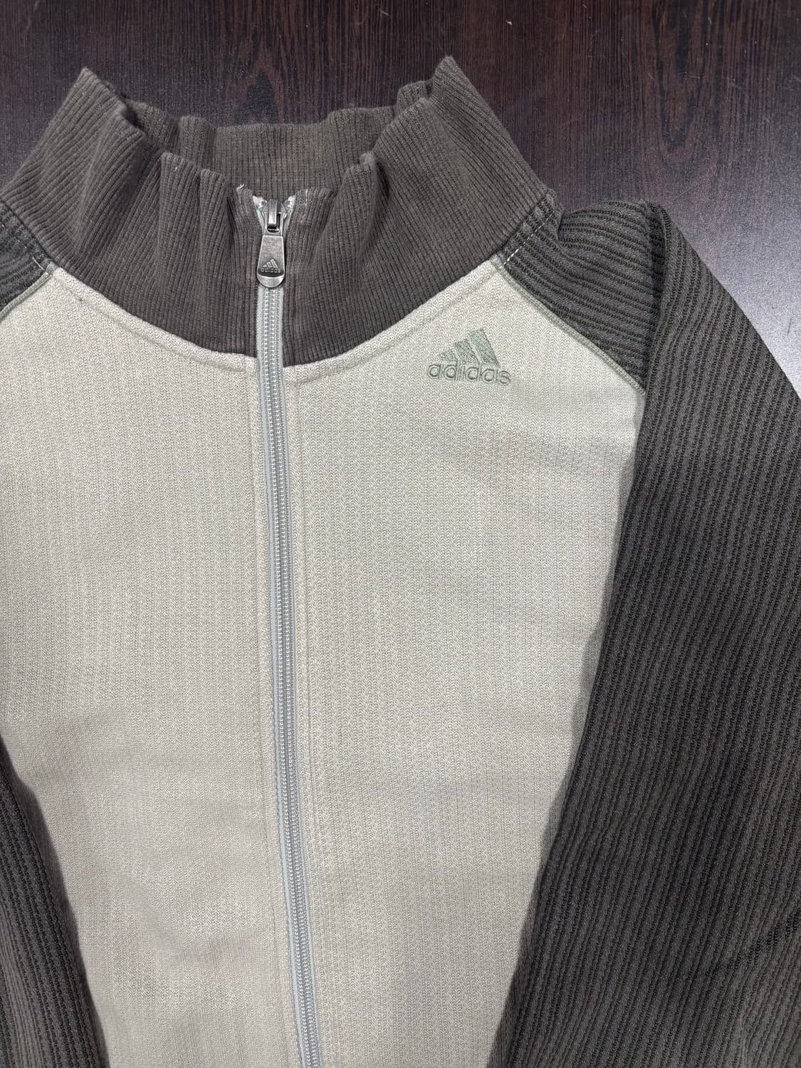 아디다스 트랙탑 자켓 회색/아이보리 상품이미지2