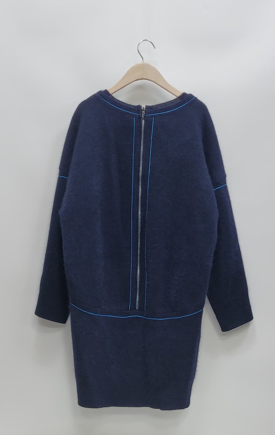 MICHAA 미샤 울 캐시미어 오버핏 원피스 / 여 85-160 네이비
 상품이미지2