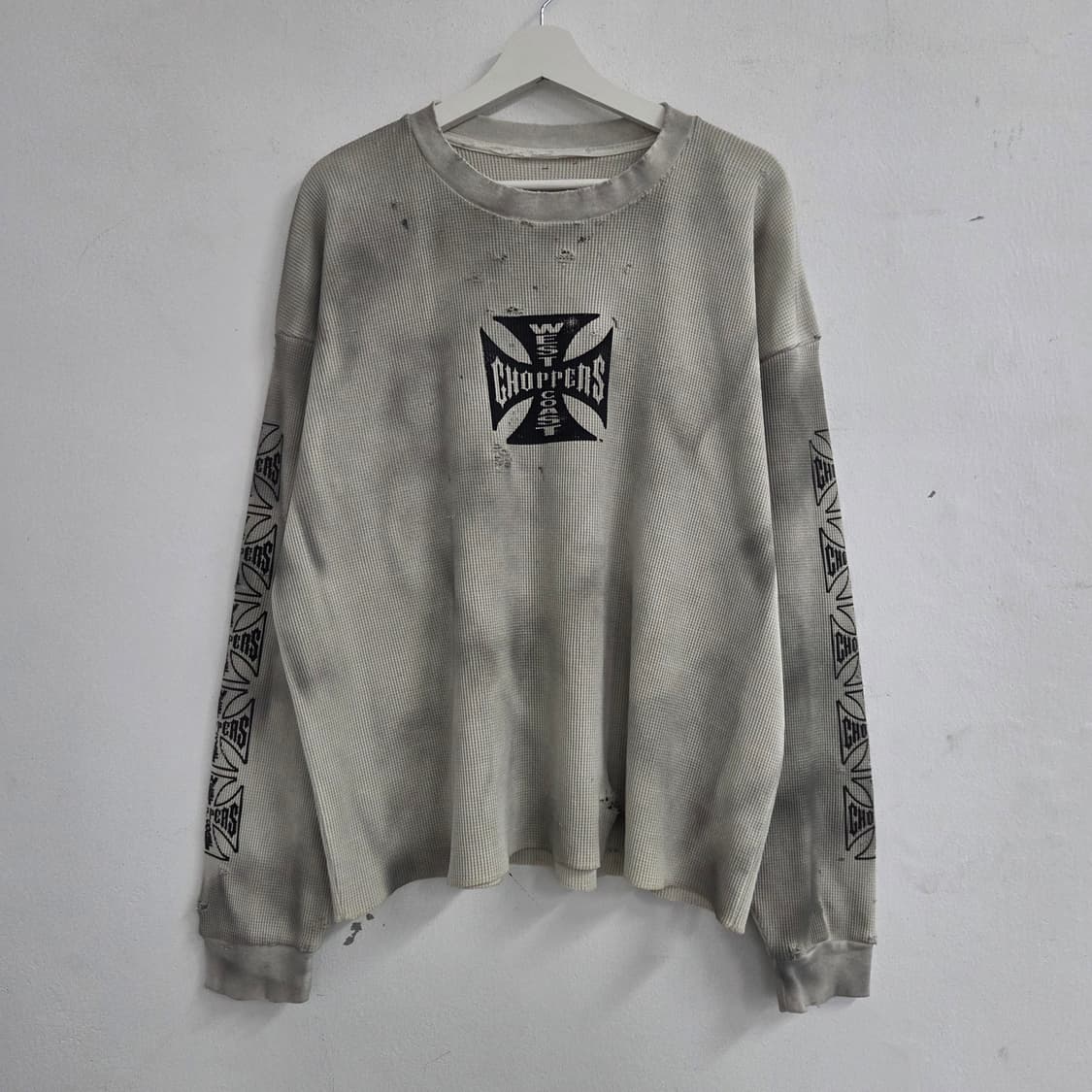 빈티지 와플 긴팔티셔츠 상품이미지1