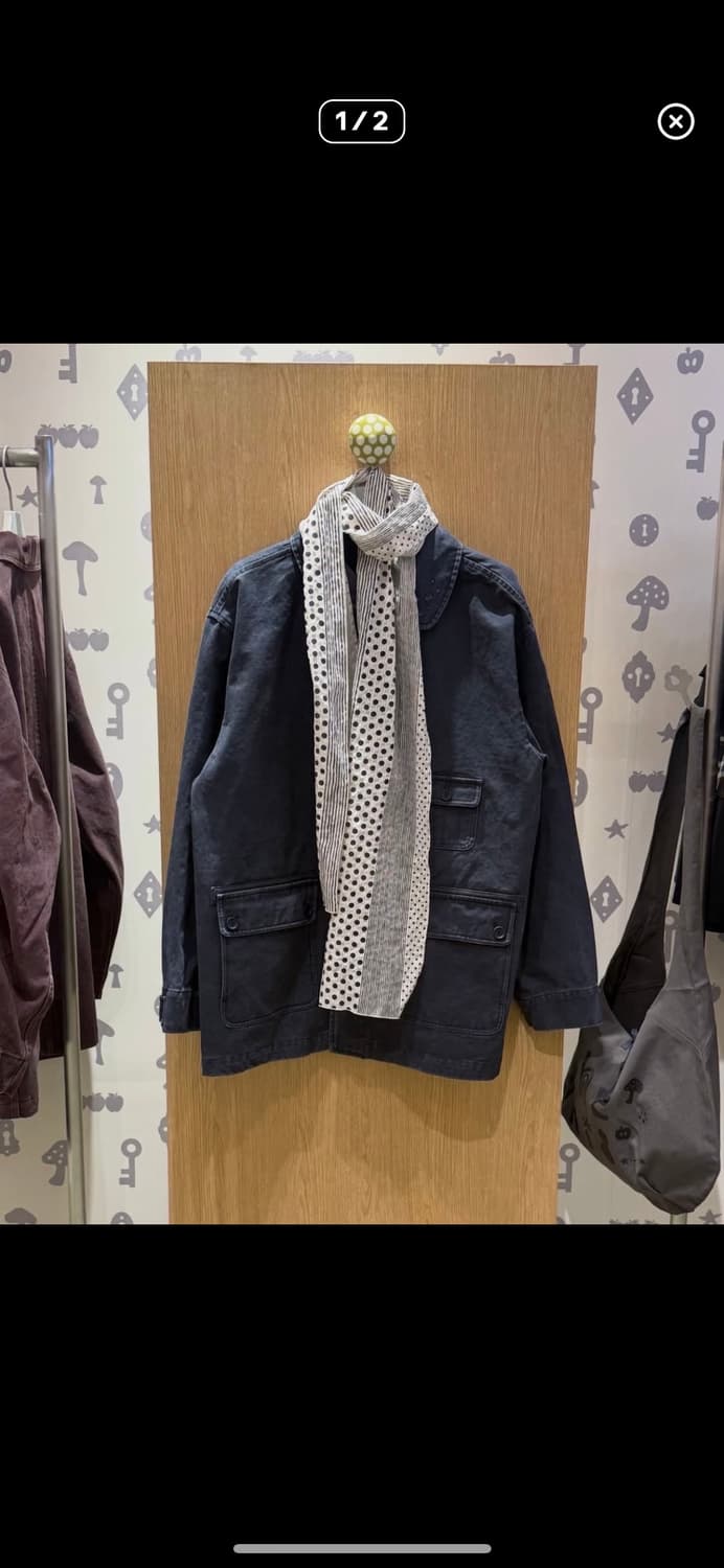 오헤시오 도트스카프 머플러 상품이미지1