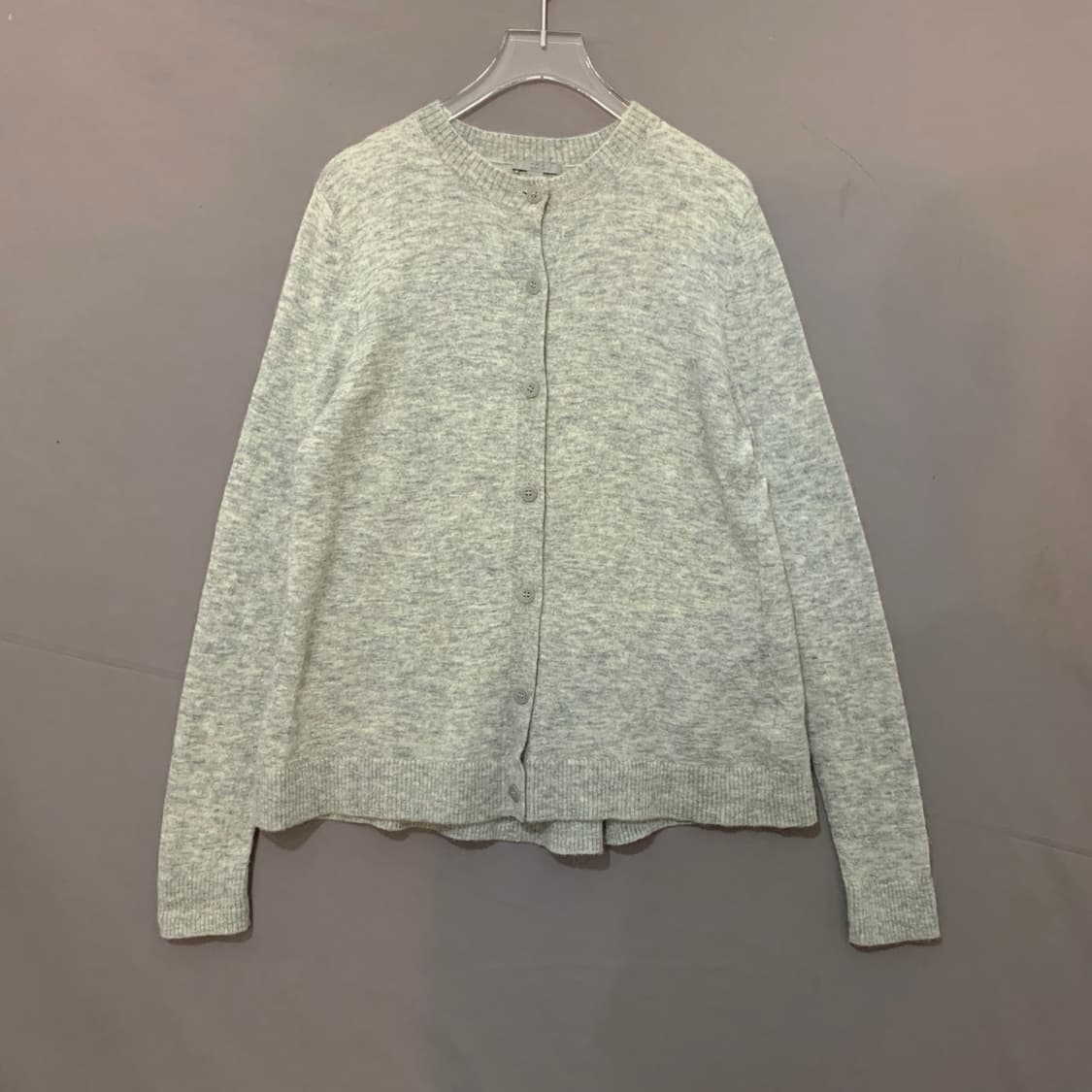 M COS 코스 알파카 혼방 백 플리티드 라운드 니트 가디건 상품이미지2