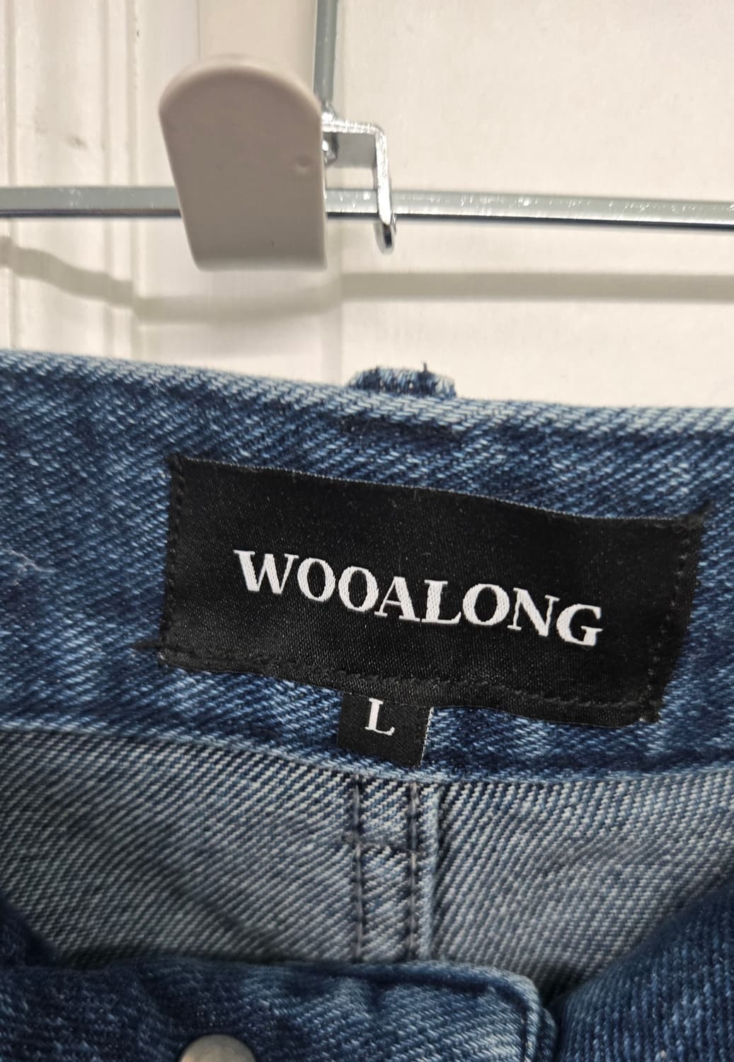 우알롱 커브드라인 스트레이트 데님팬츠 상품이미지2