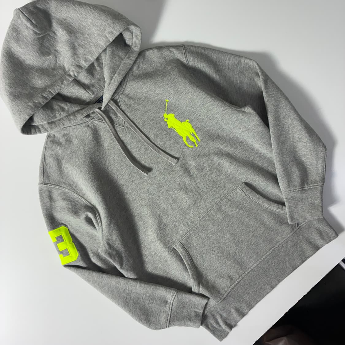 Polo  폴로 랄프로렌 빅포니 그레이 후드티 상품이미지2