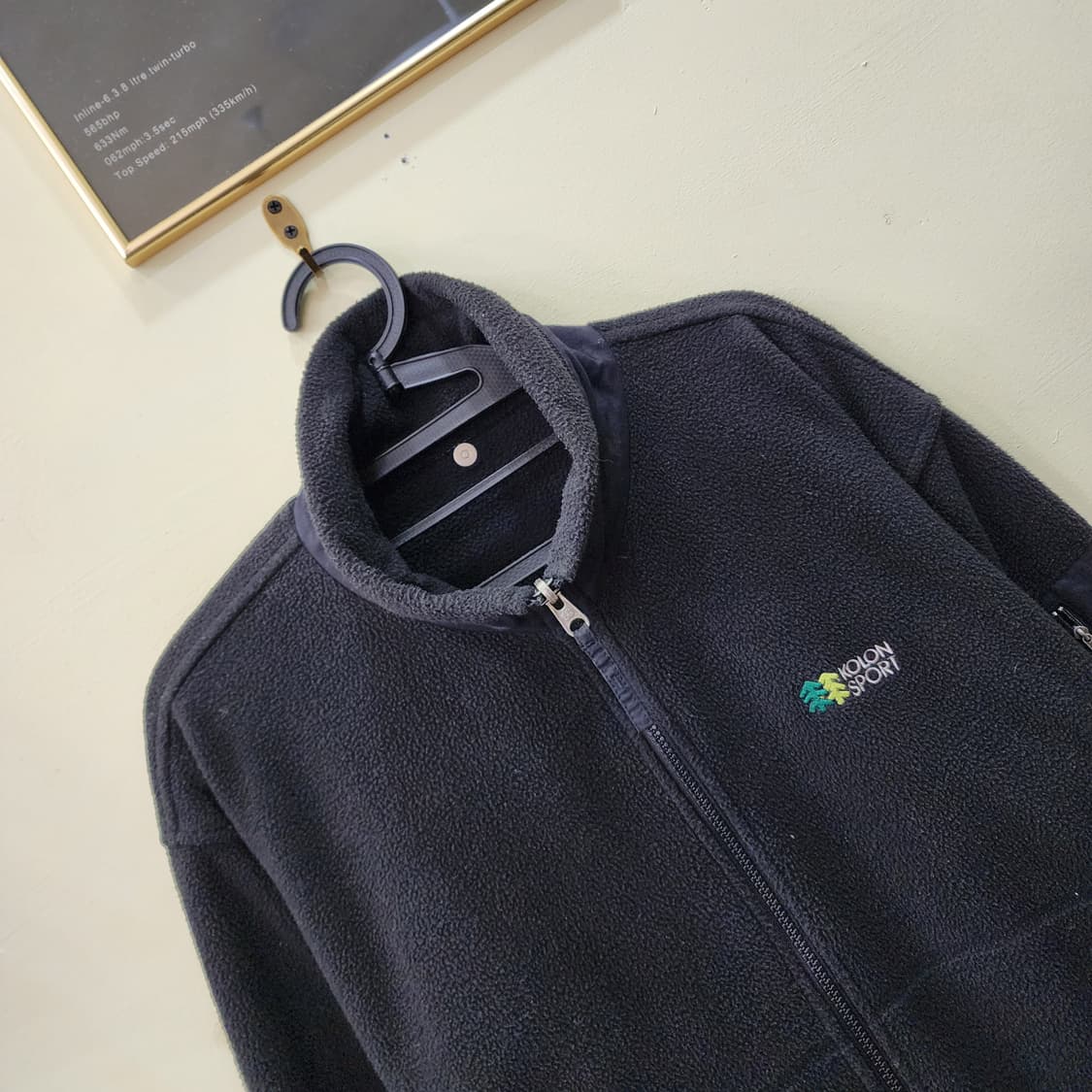 [100] 코오롱스포츠 플리스 집업 자켓 (네이비) 상품이미지2