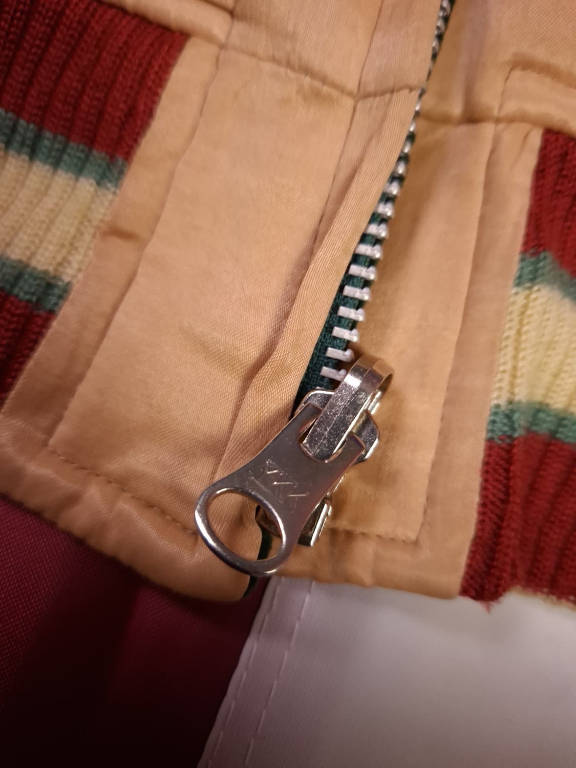 80's 일본판 오리지날 니콜클럽 벨벳 수베니어 리버서블 스카쟌 상품이미지7