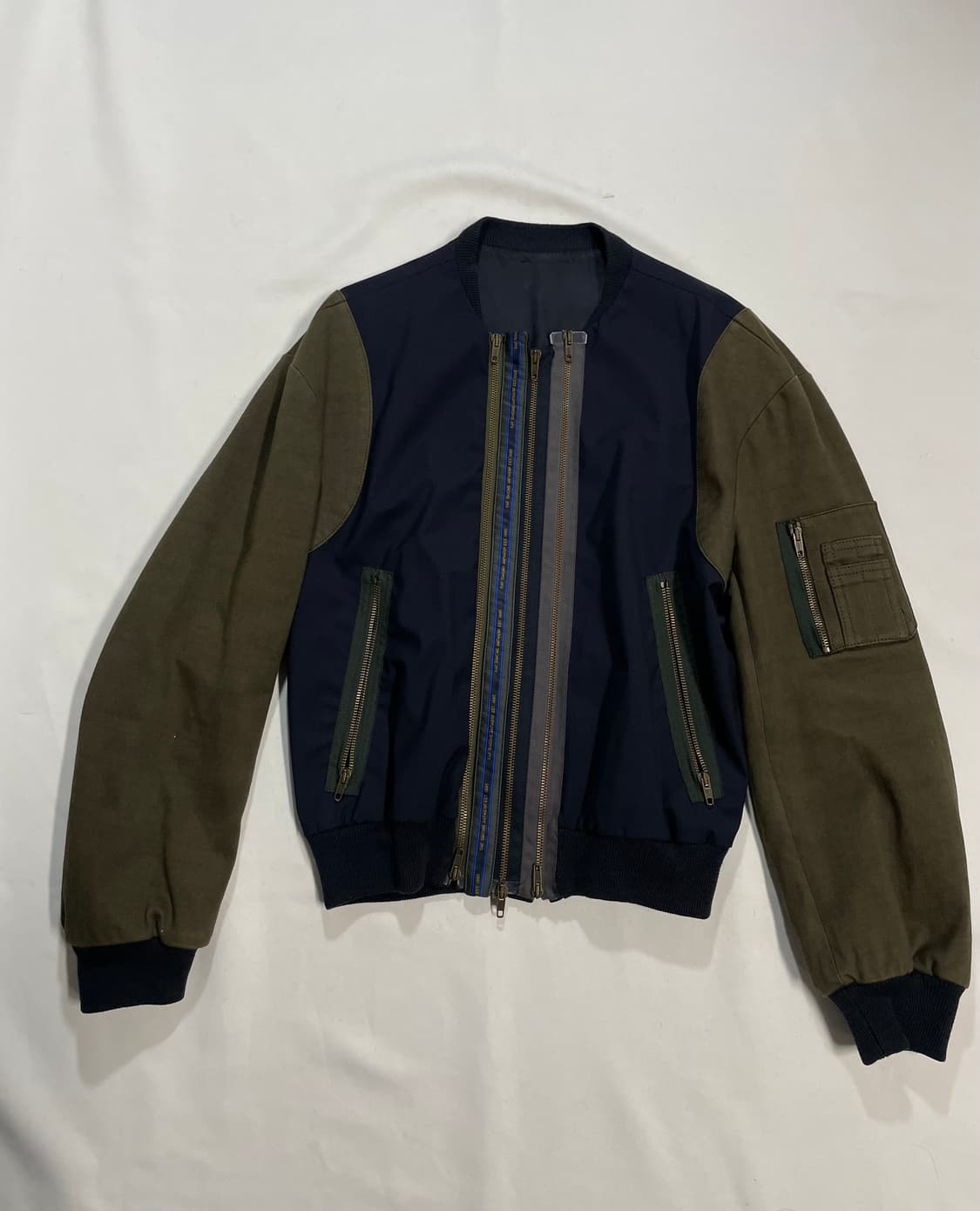 라프시몬스 11aw 멀티 지퍼 ma-1 봄버  상품이미지2