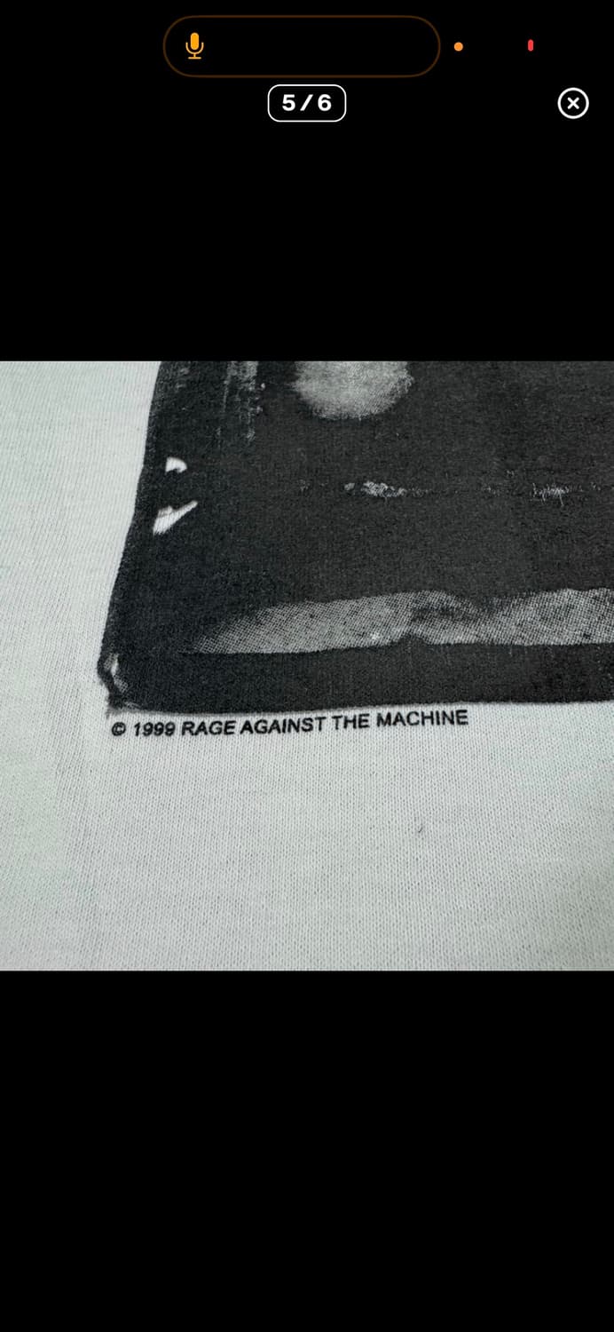 빈티지 90s RATM 레이지 어게인스트 더 머신 드 티셔츠 상품이미지5