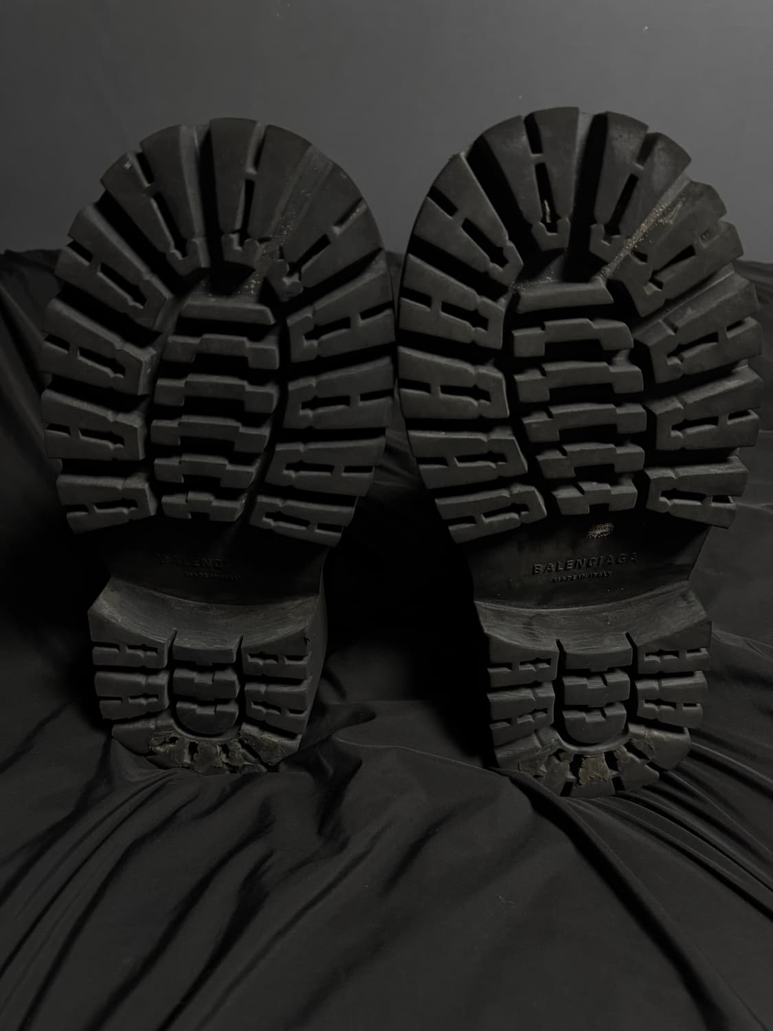 [44] 발렌시아가 스톰퍼 부츠 레더 상품이미지5