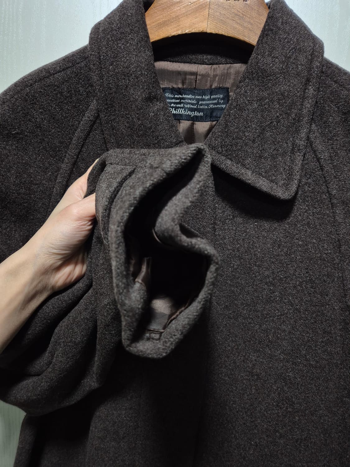 JPN 빈티지 브라운 롱 맥시코트 상품이미지5