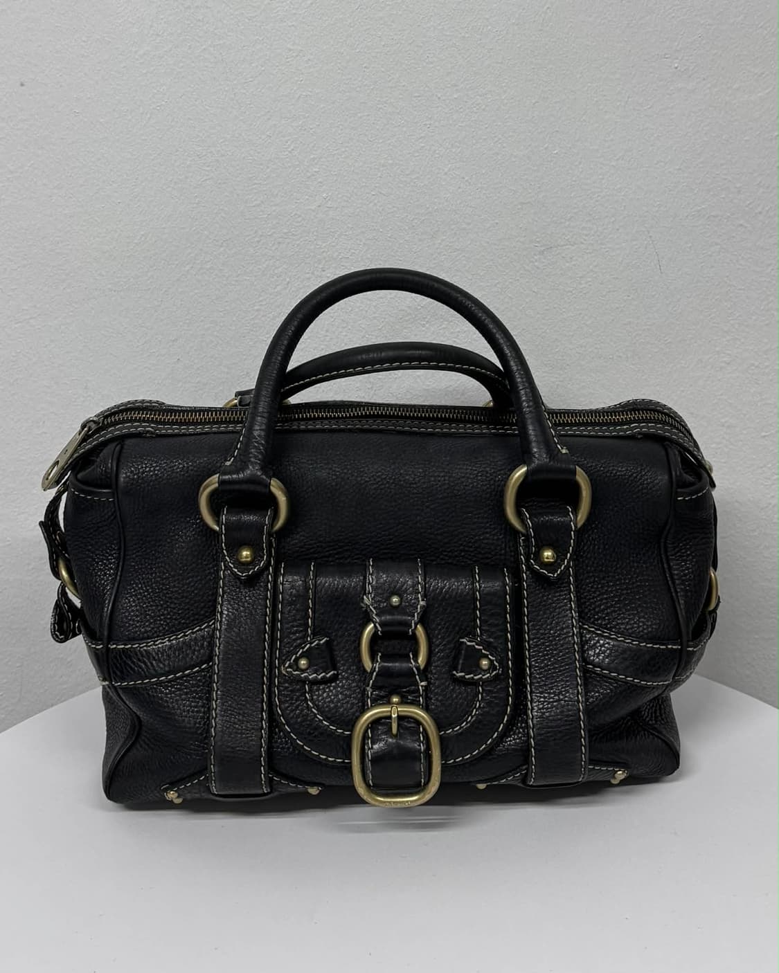 셀린느 빈티지 가죽 부기 토트 핸드백 상품이미지1