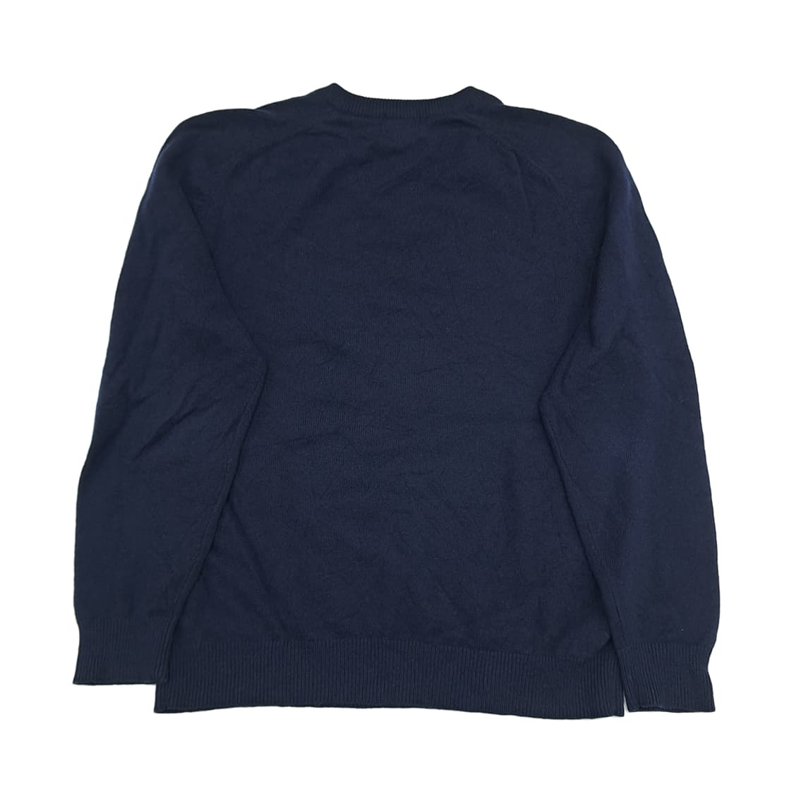 CN458 M 엘엘빈 다크네이비 V넥 램스울 긴팔 니트 스웨터 상품이미지7