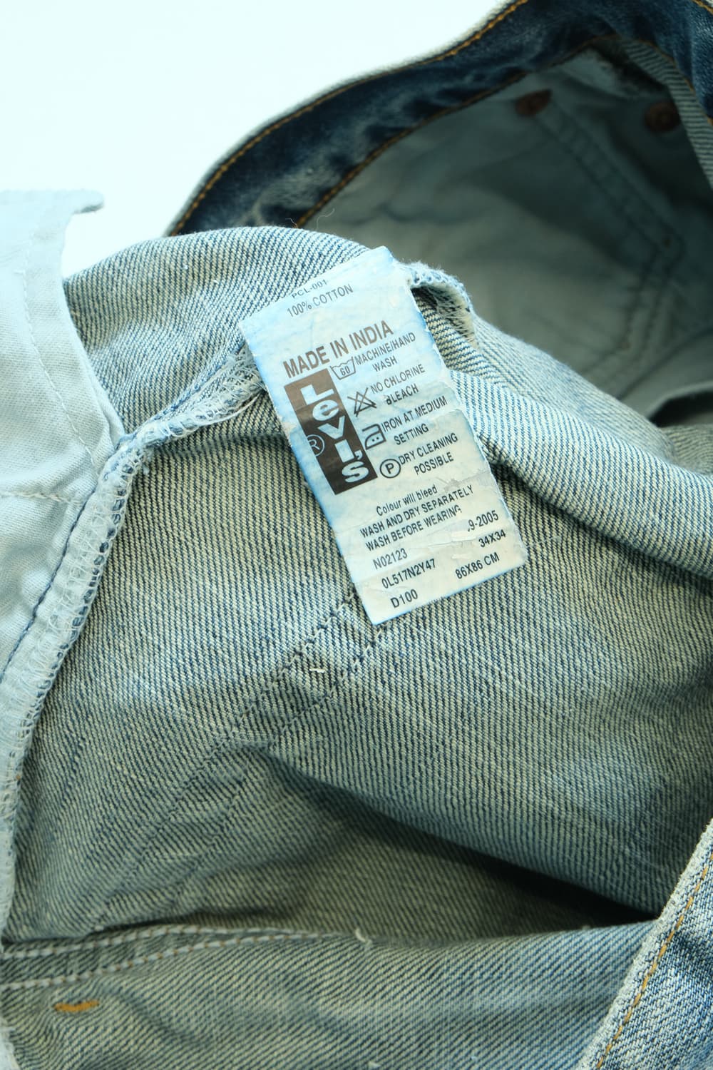 32 리바이스 L517 부츠컷 청바지 데님 상품이미지6