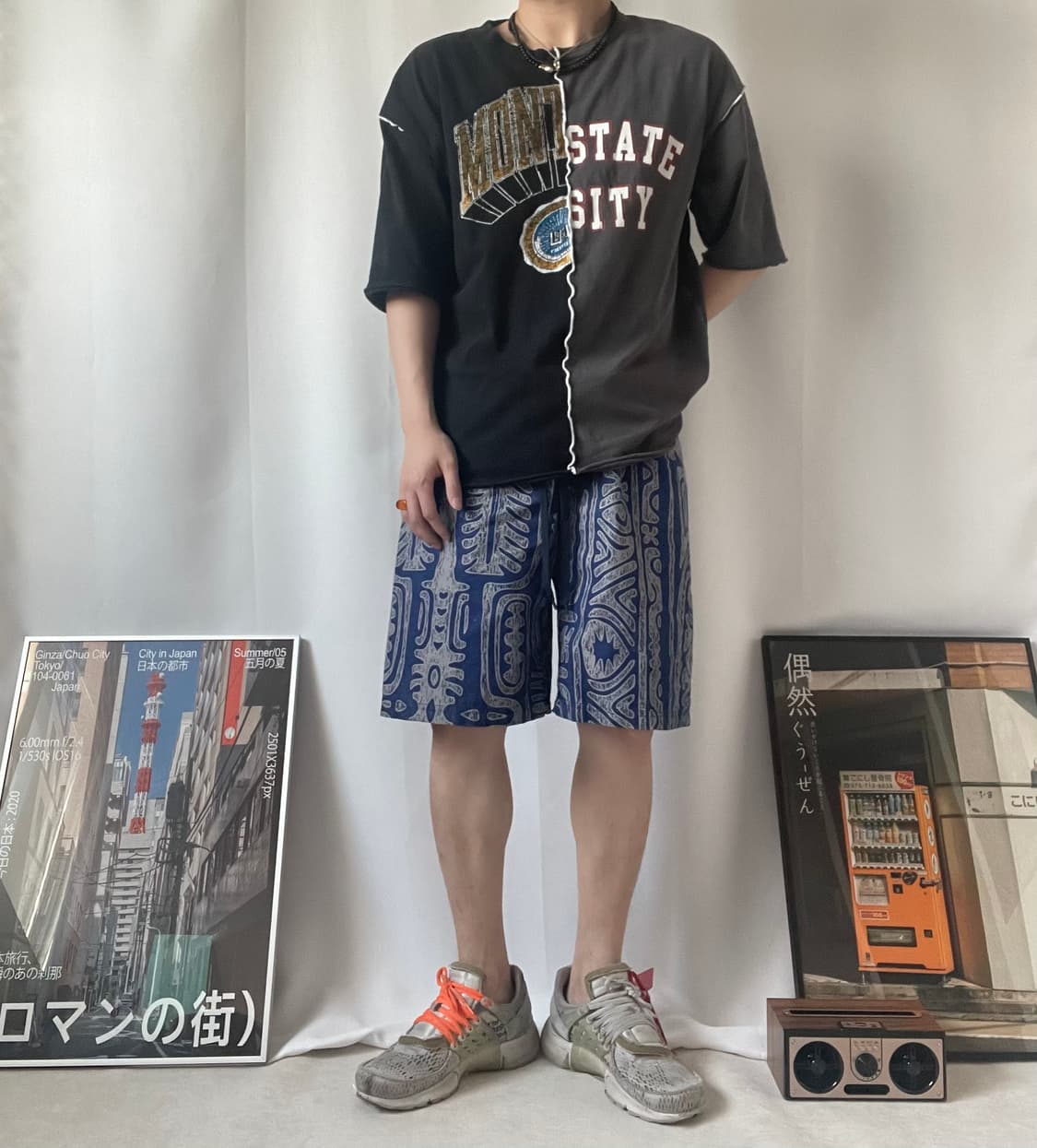 브릭매치 일본빈티지 반팔 티셔츠 상품이미지1