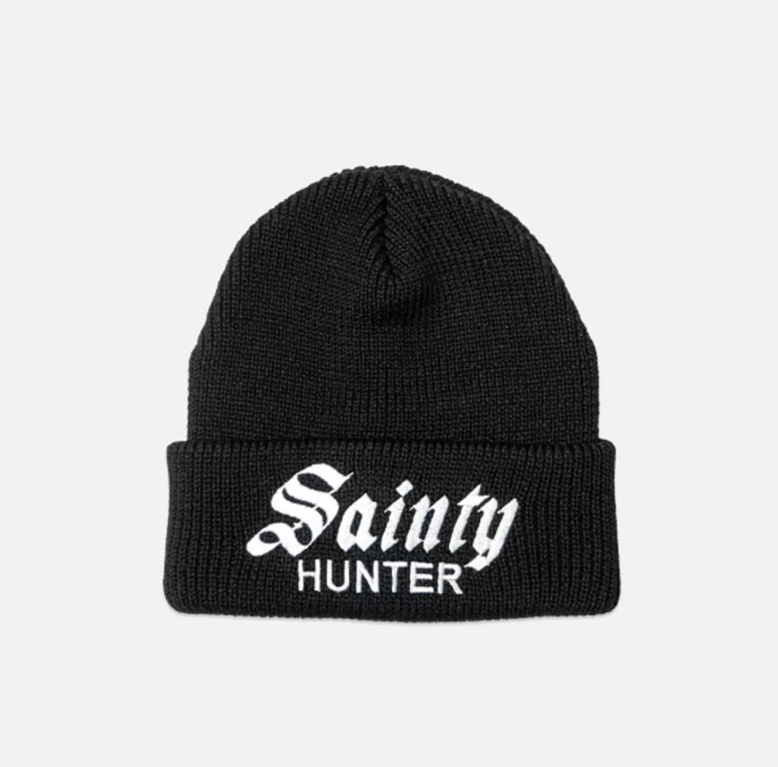 [새상품/F] 세인트미카엘 x 바운티헌터 비니 니트캡 와치캡 블랙 상품이미지1