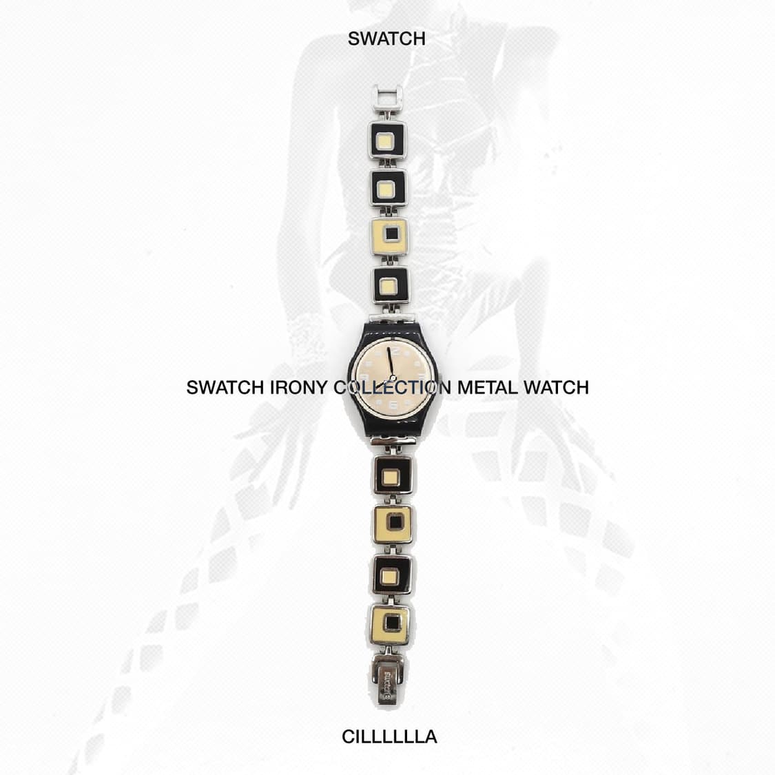 SWATCH 스와치 아이러니 컬렉션 메탈 손목시계 상품이미지1